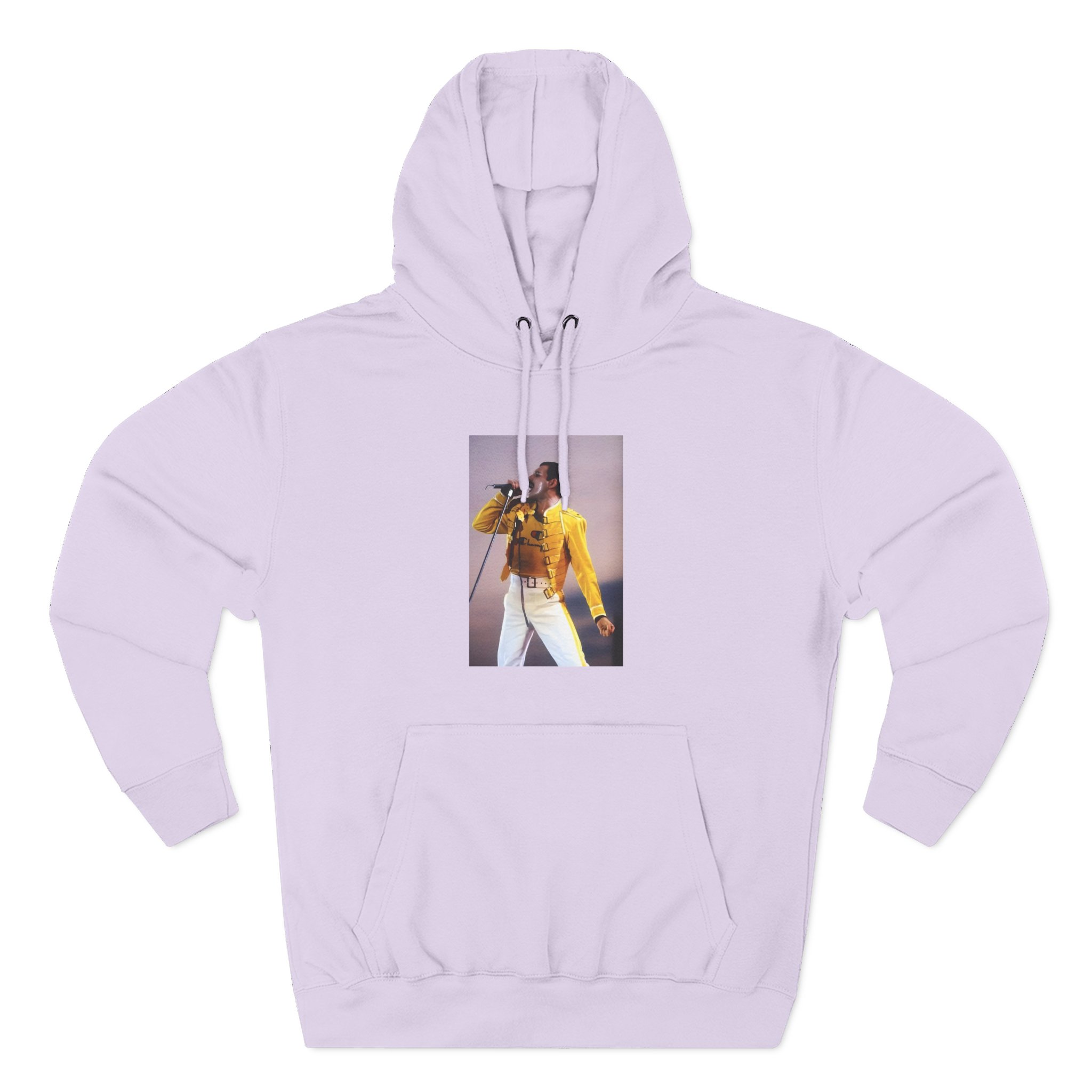 F M Three-Panel Fleece Hoodie