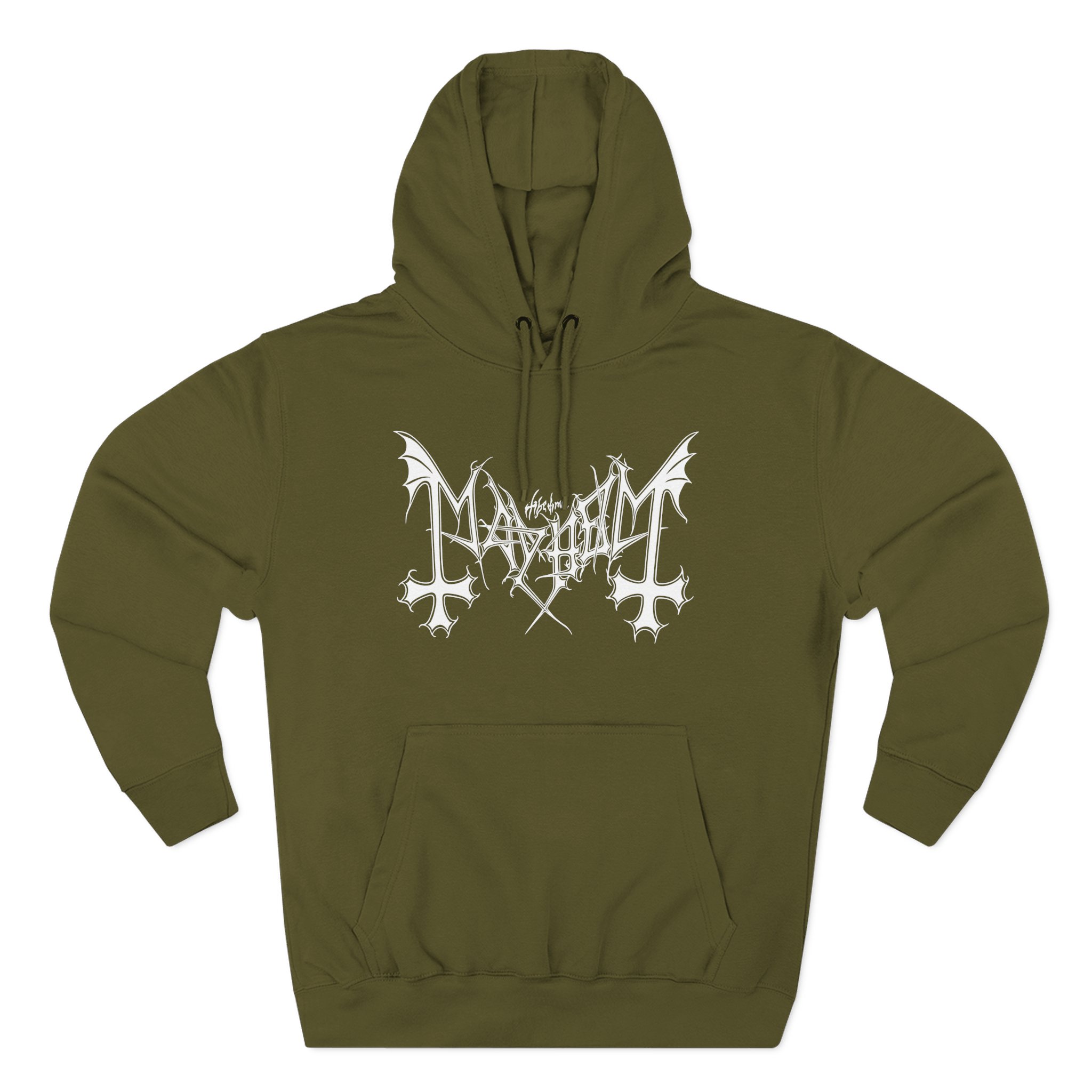 Mayhem Logo Three-Panel Fleece Hoodie
