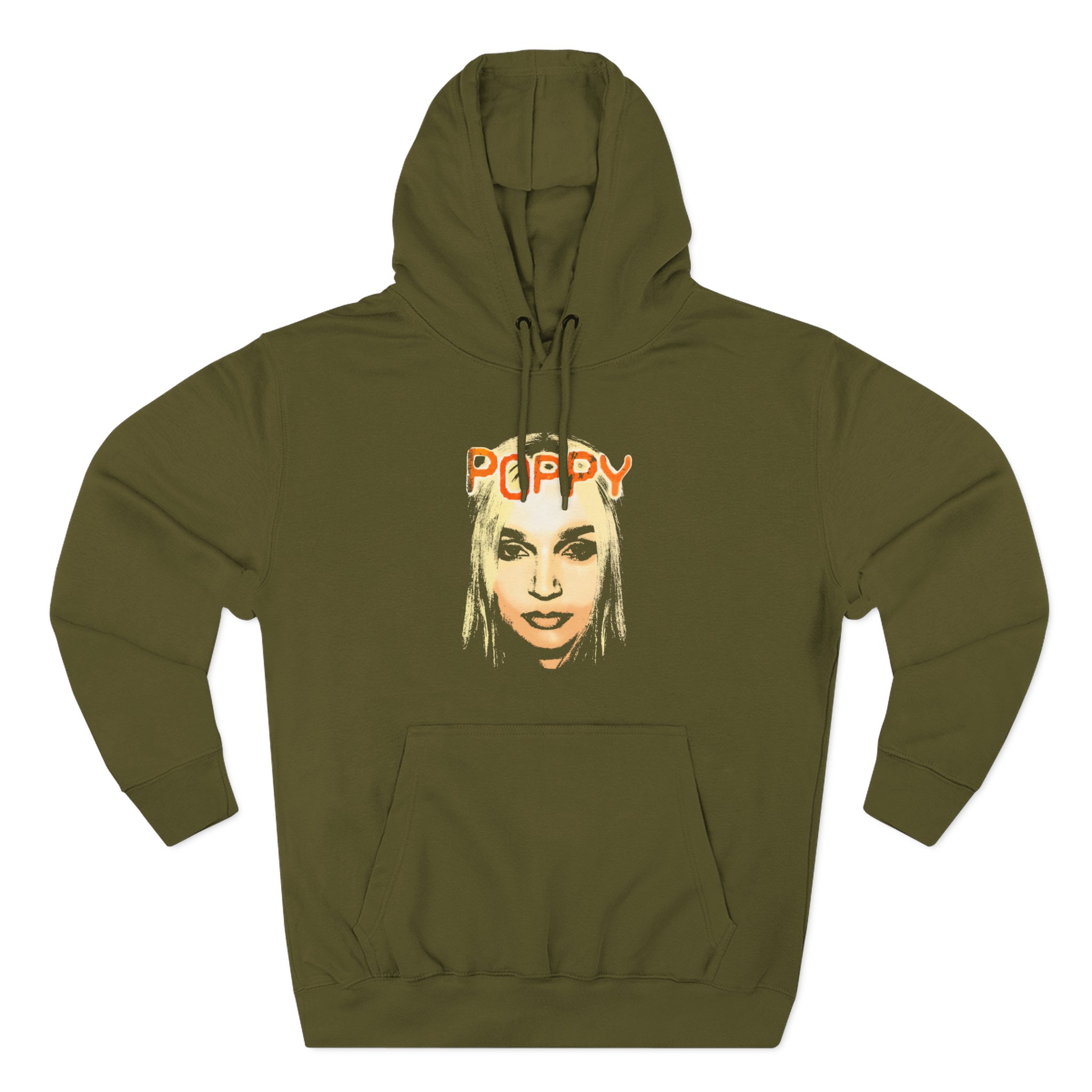 Poppy Demons Three-Panel Fleece Hoodie