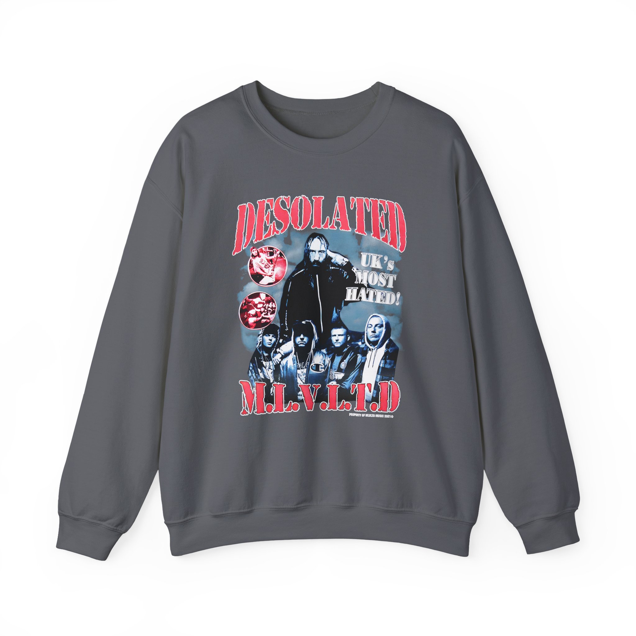 Desolated UK's Most Hated Unisex Heavy Blendâ„¢ Crewneck Sweatshirt