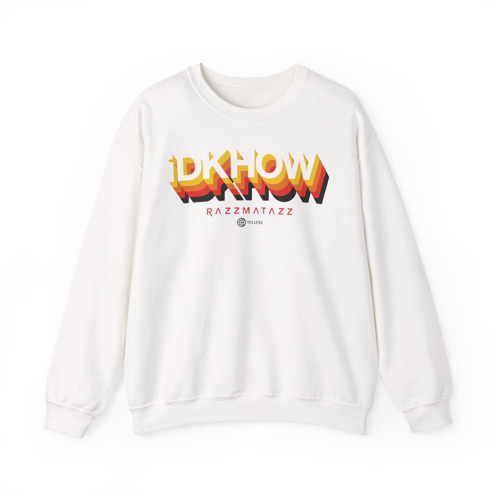 iDKHOW 3D Logo Unisex Heavy Blendâ„¢ Crewneck Sweatshirt