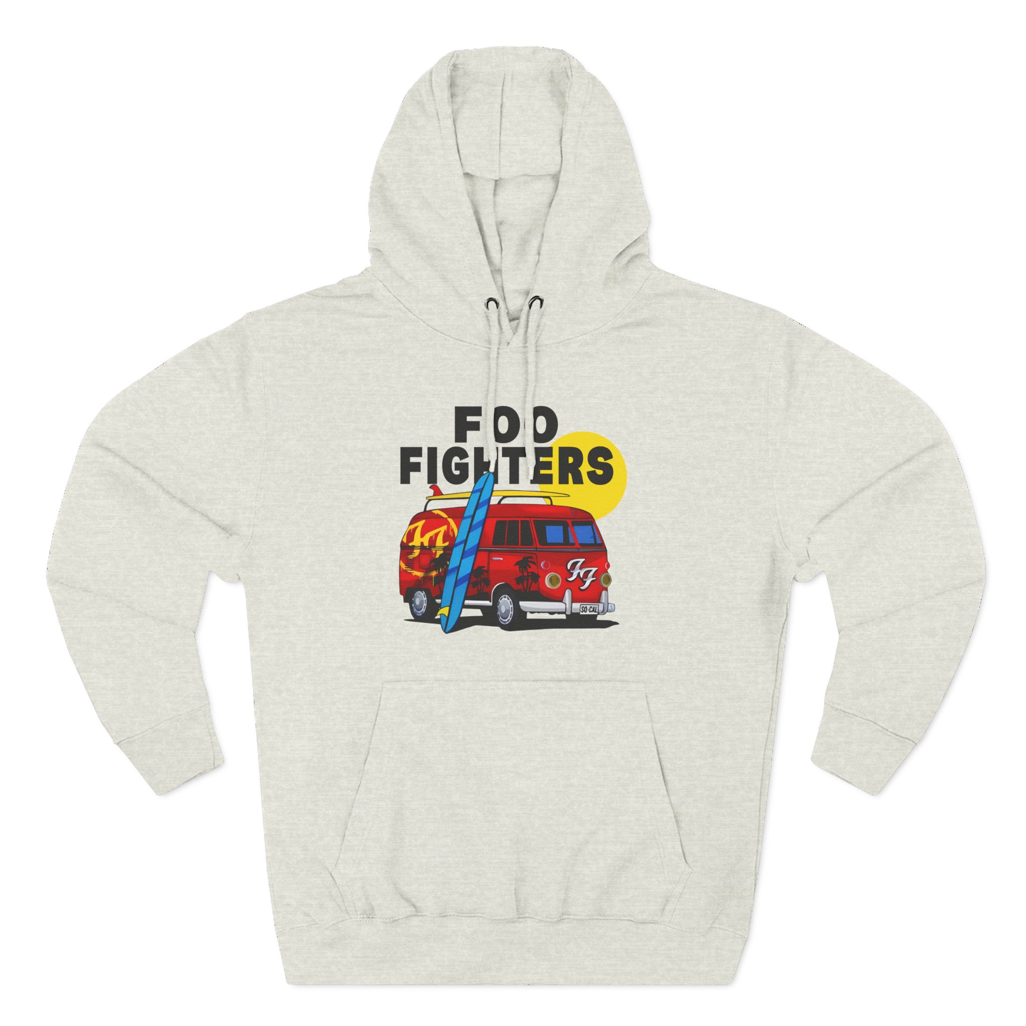 Foo Fighters Split Window Three-Panel Fleece Hoodie