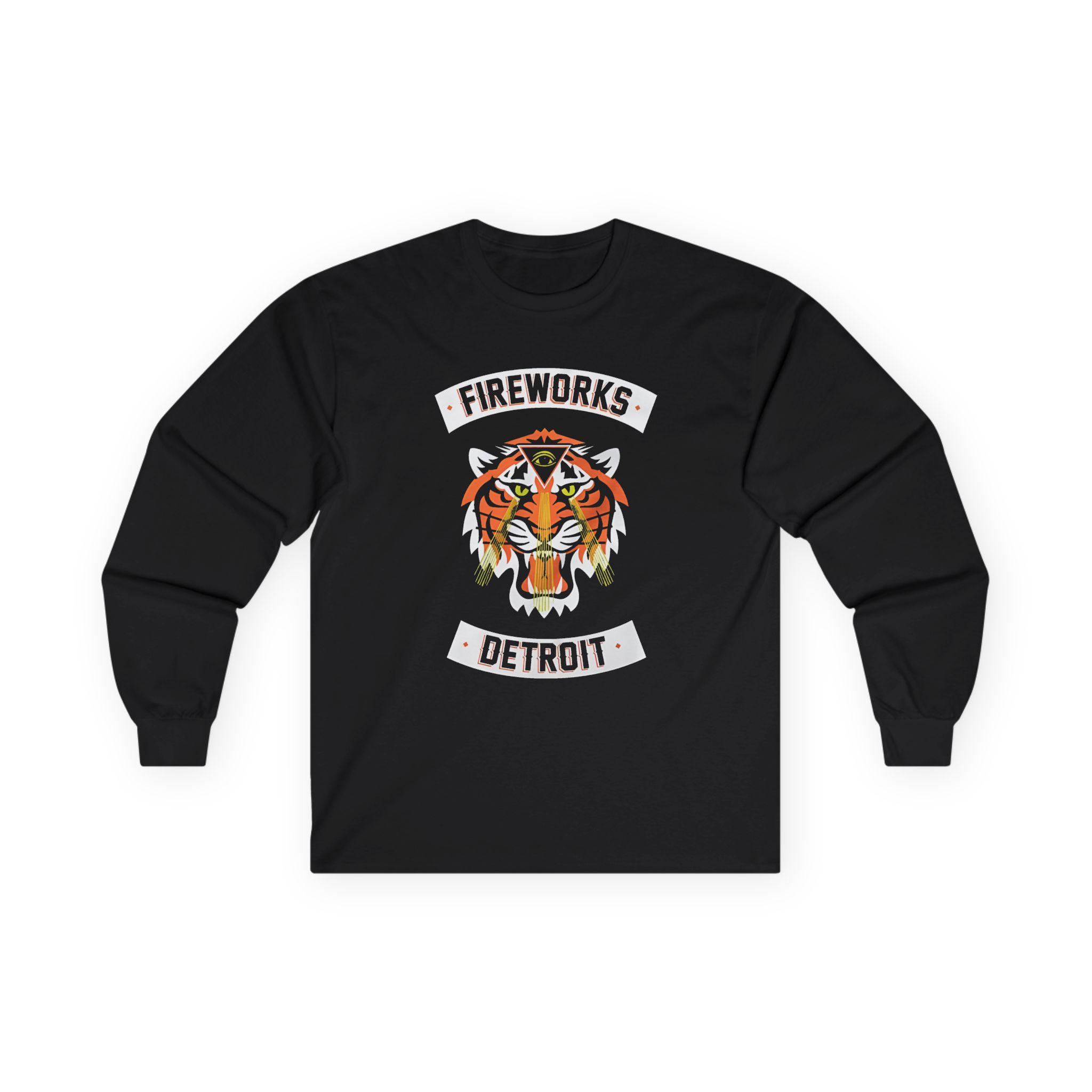 Fireworks Tiger Unisex Ultra Cotton Long Sleeve Tee