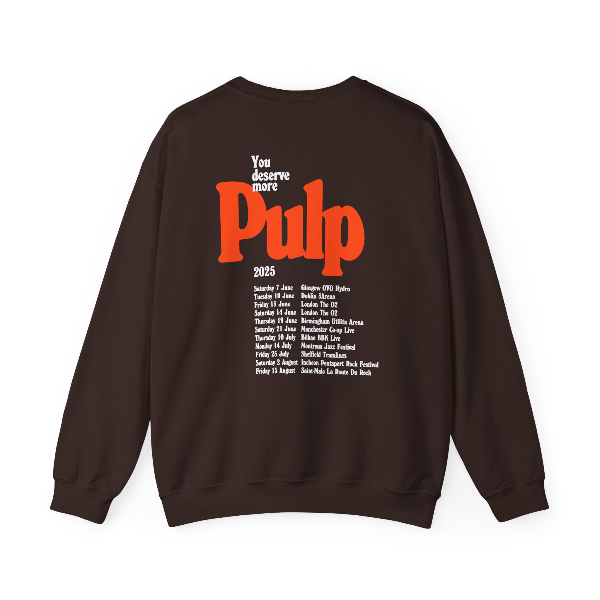 Pulp More 2025 Tour Unisex Heavy Blendâ„¢ Crewneck Sweatshirt