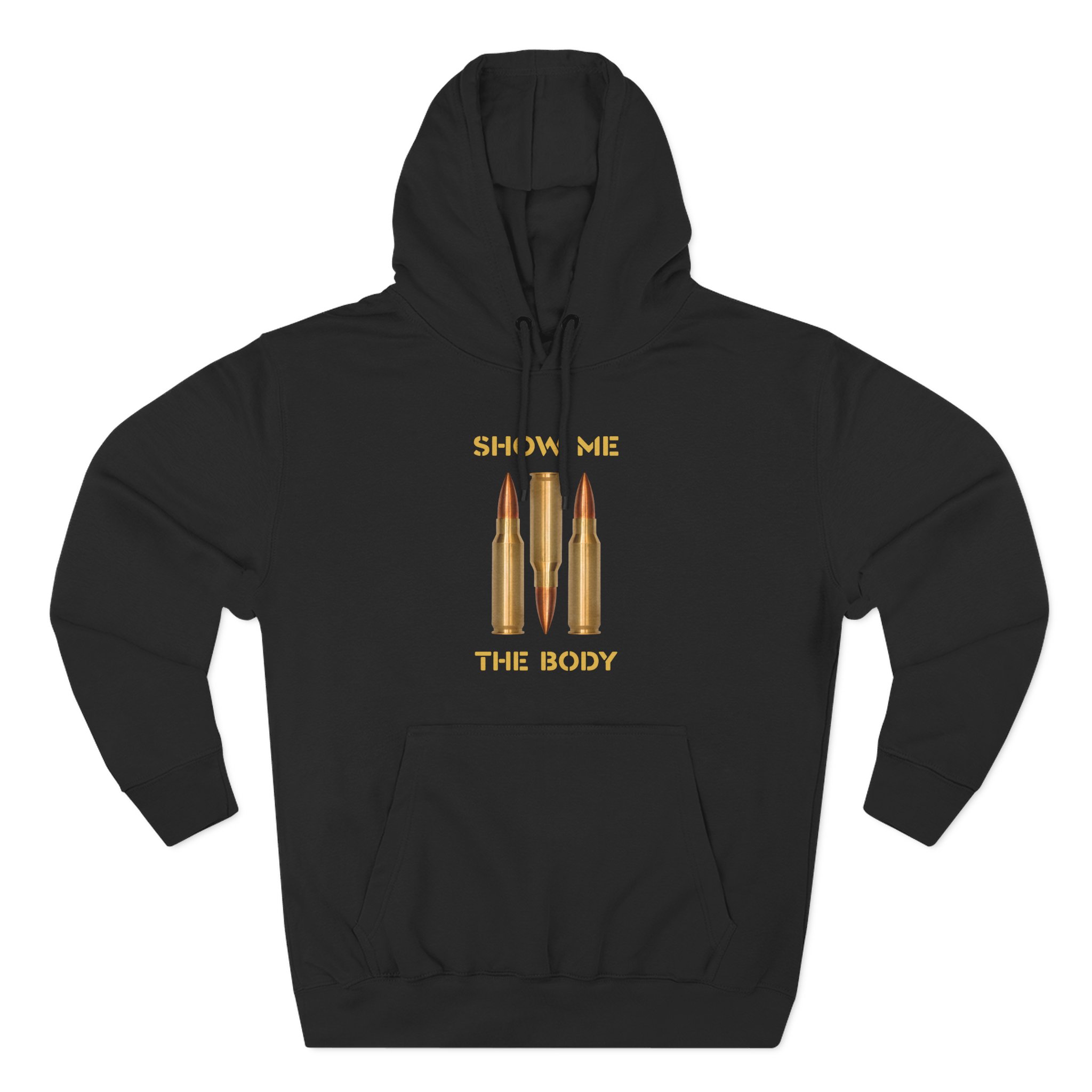 Show Me the Body Bullet Three-Panel Fleece Hoodie