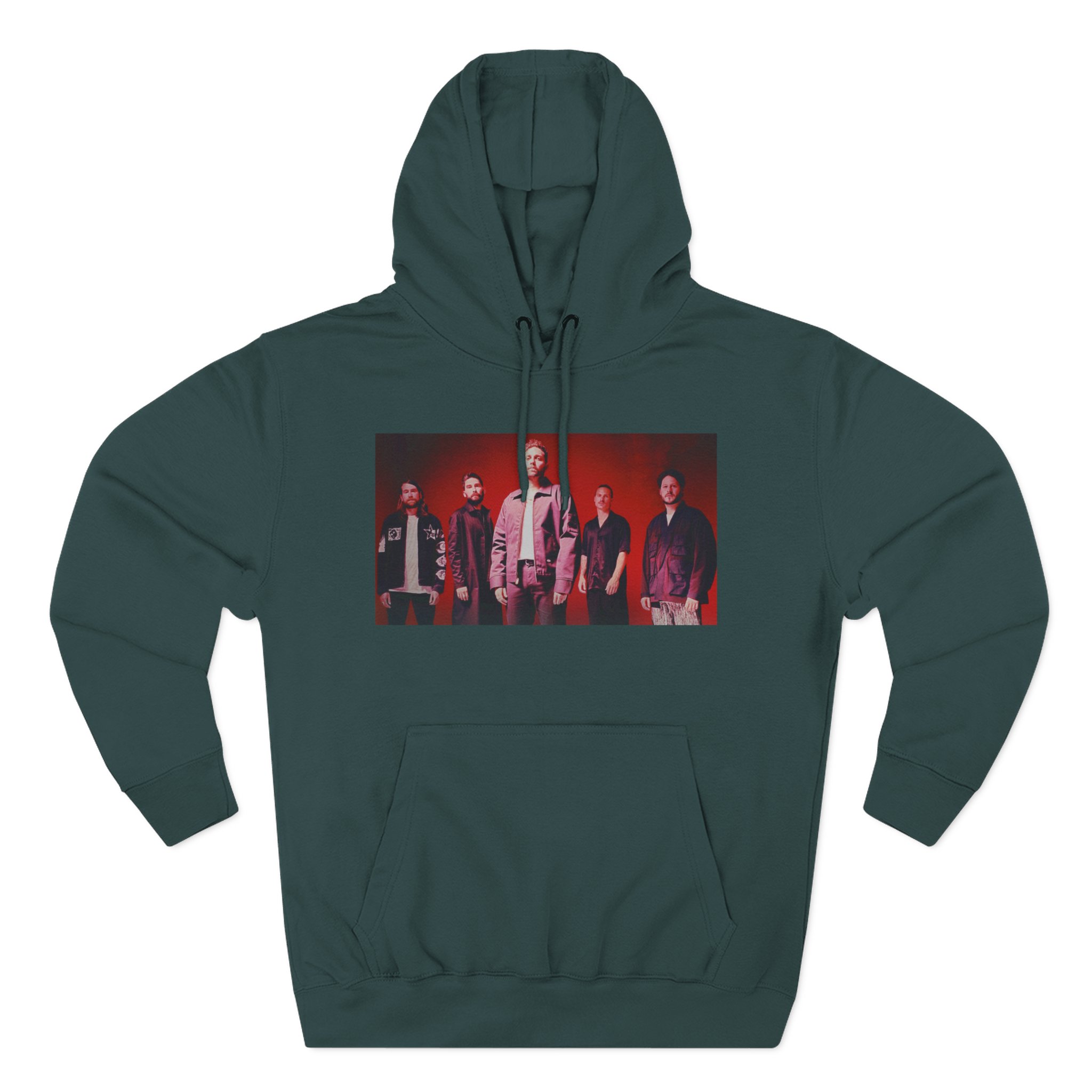 You Me at Six Photo Three-Panel Fleece Hoodie