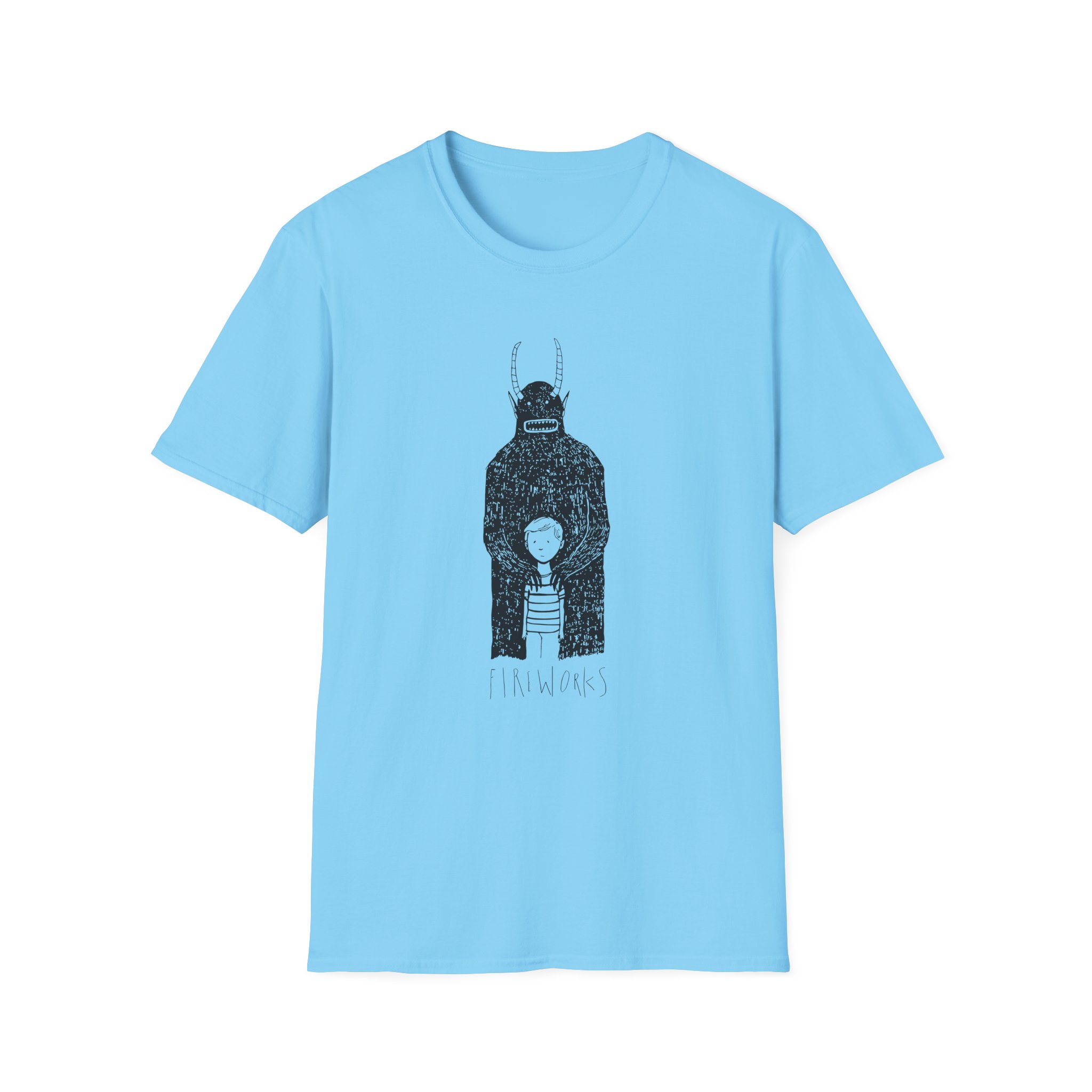 Fireworks Monster Unisex Softstyle T-Shirt