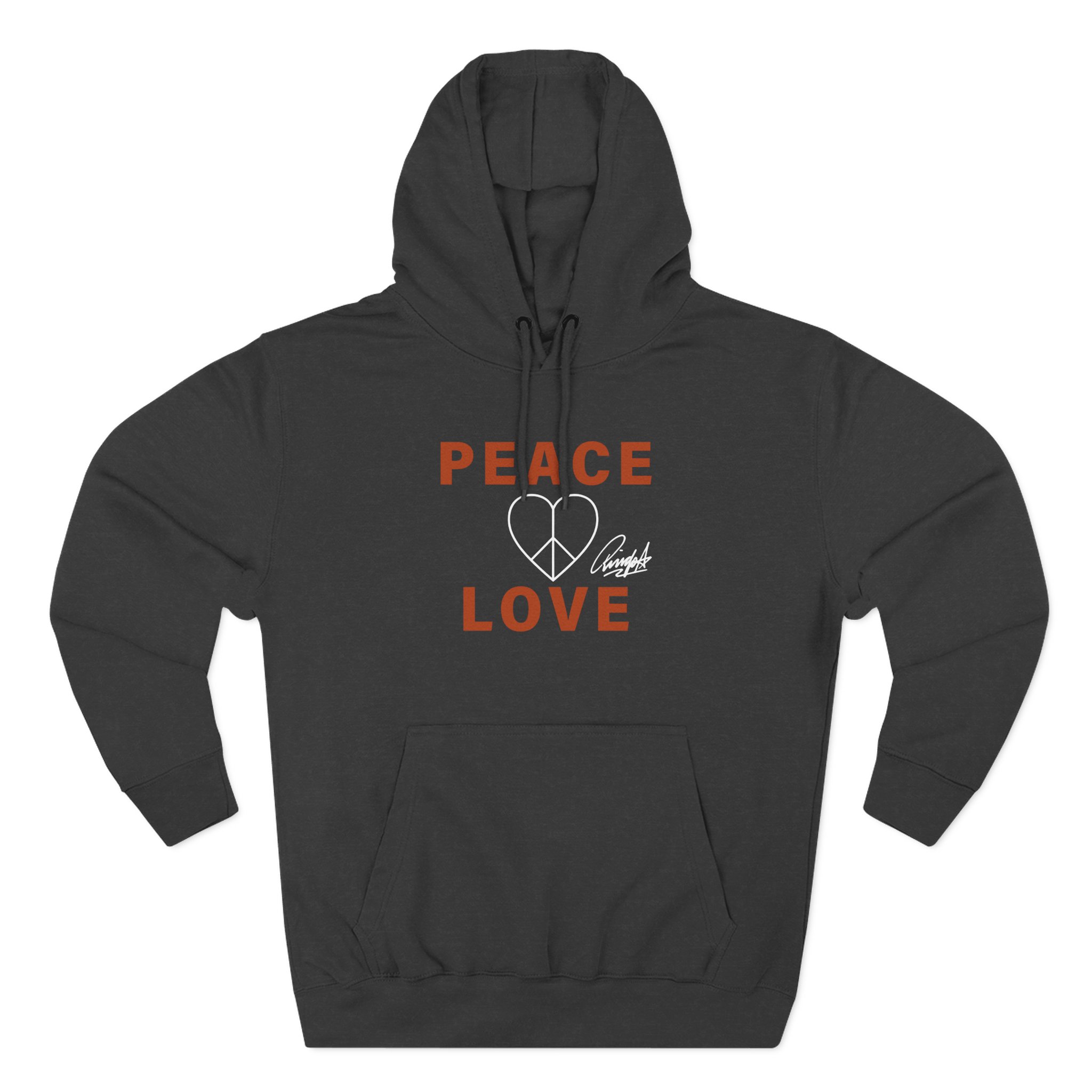 Ringo Starr Peace & Love Three-Panel Fleece Hoodie