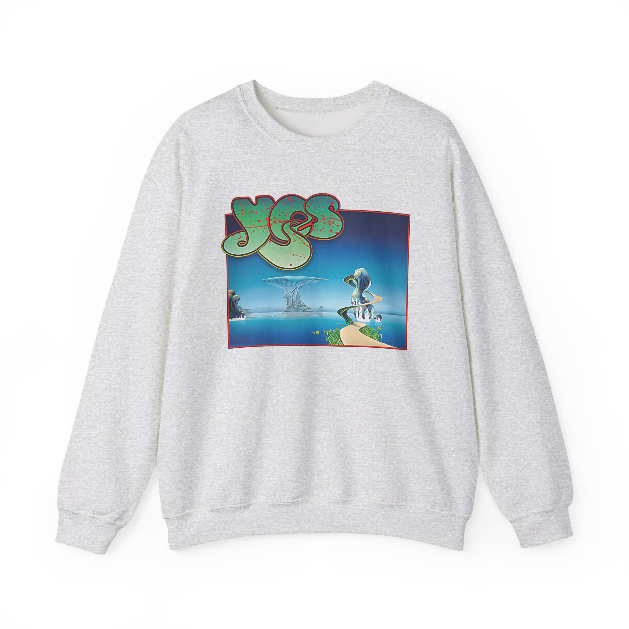 Yes Song Album Cover Unisex Heavy Blendâ„¢ Crewneck Sweatshirt