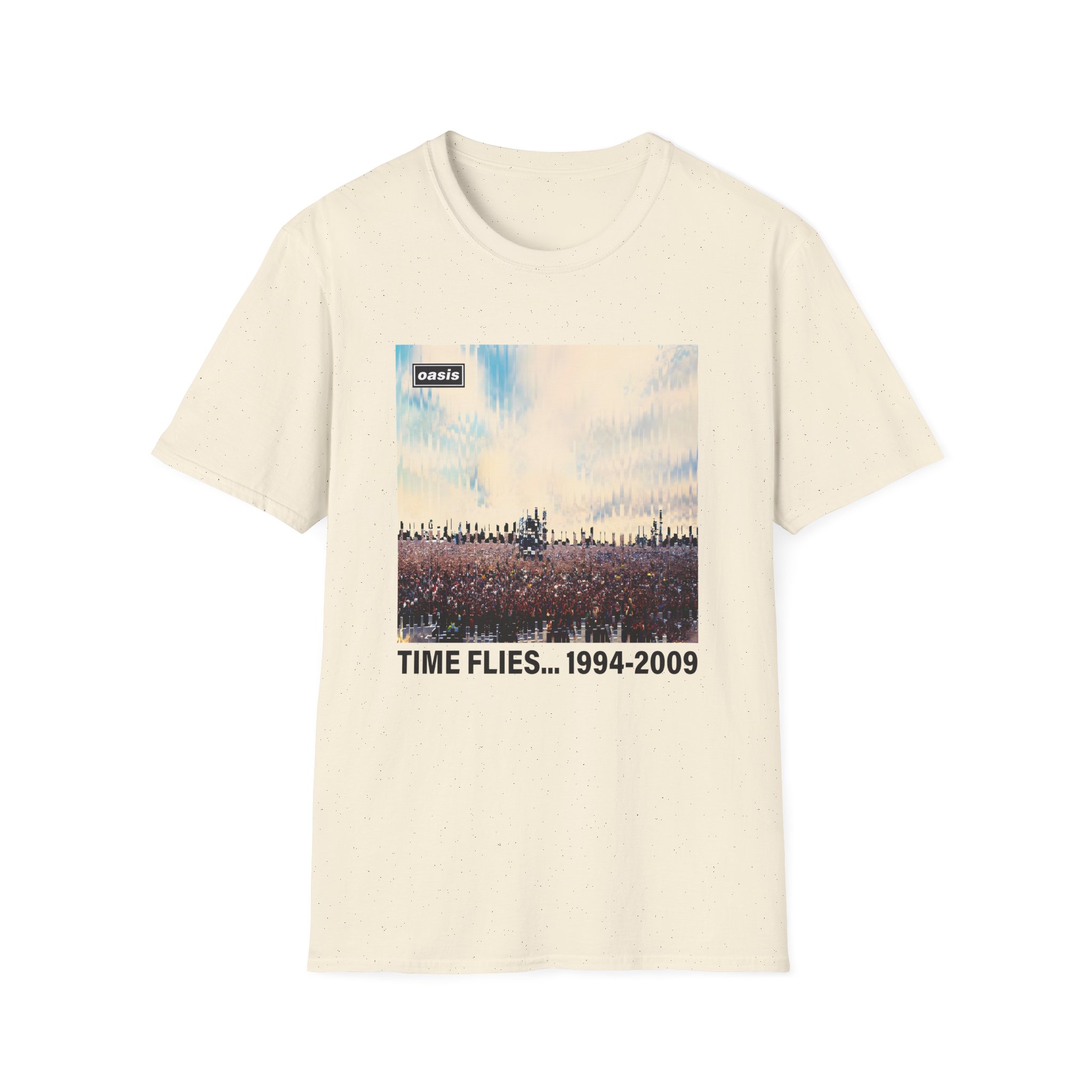 Oasis Time Flies 15th Anniversary Unisex Softstyle T-Shirt
