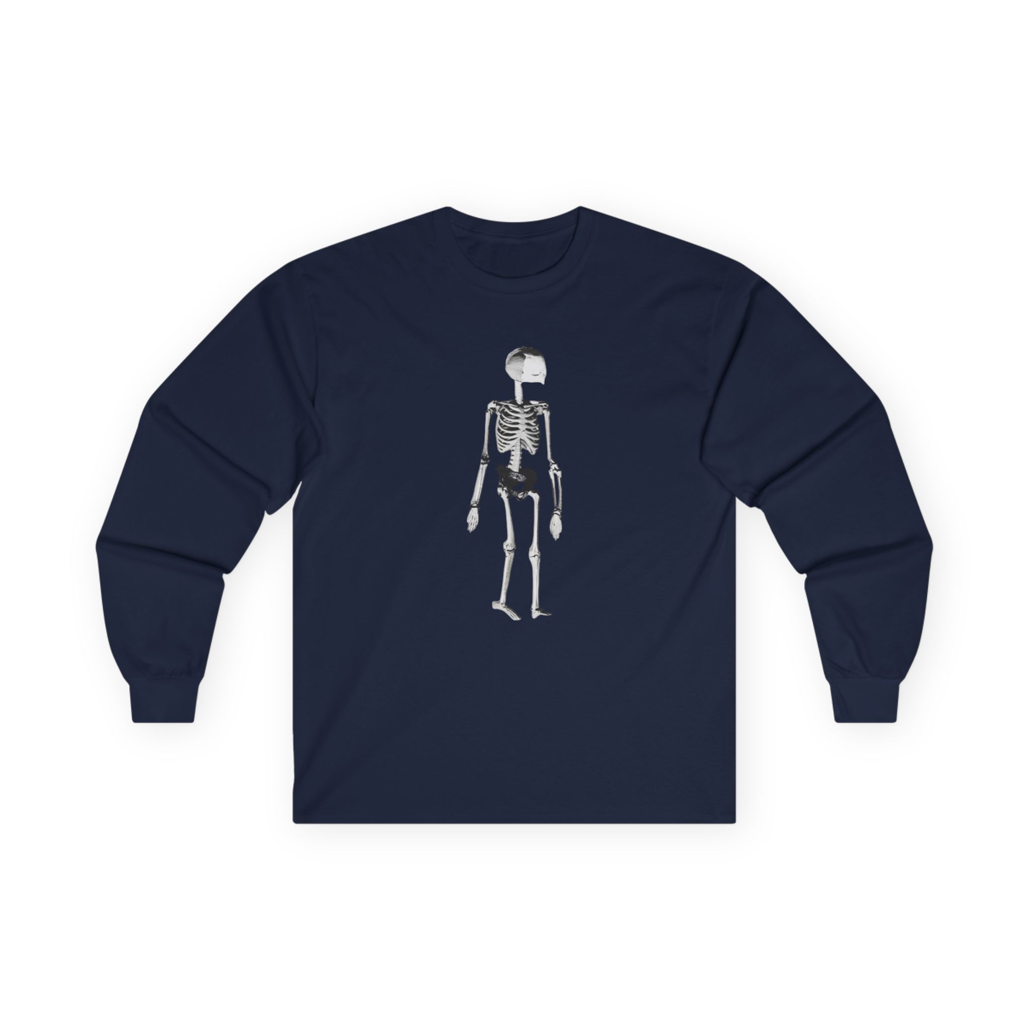 Kurt Cobain Skeleton Unisex Ultra Cotton Long Sleeve Tee