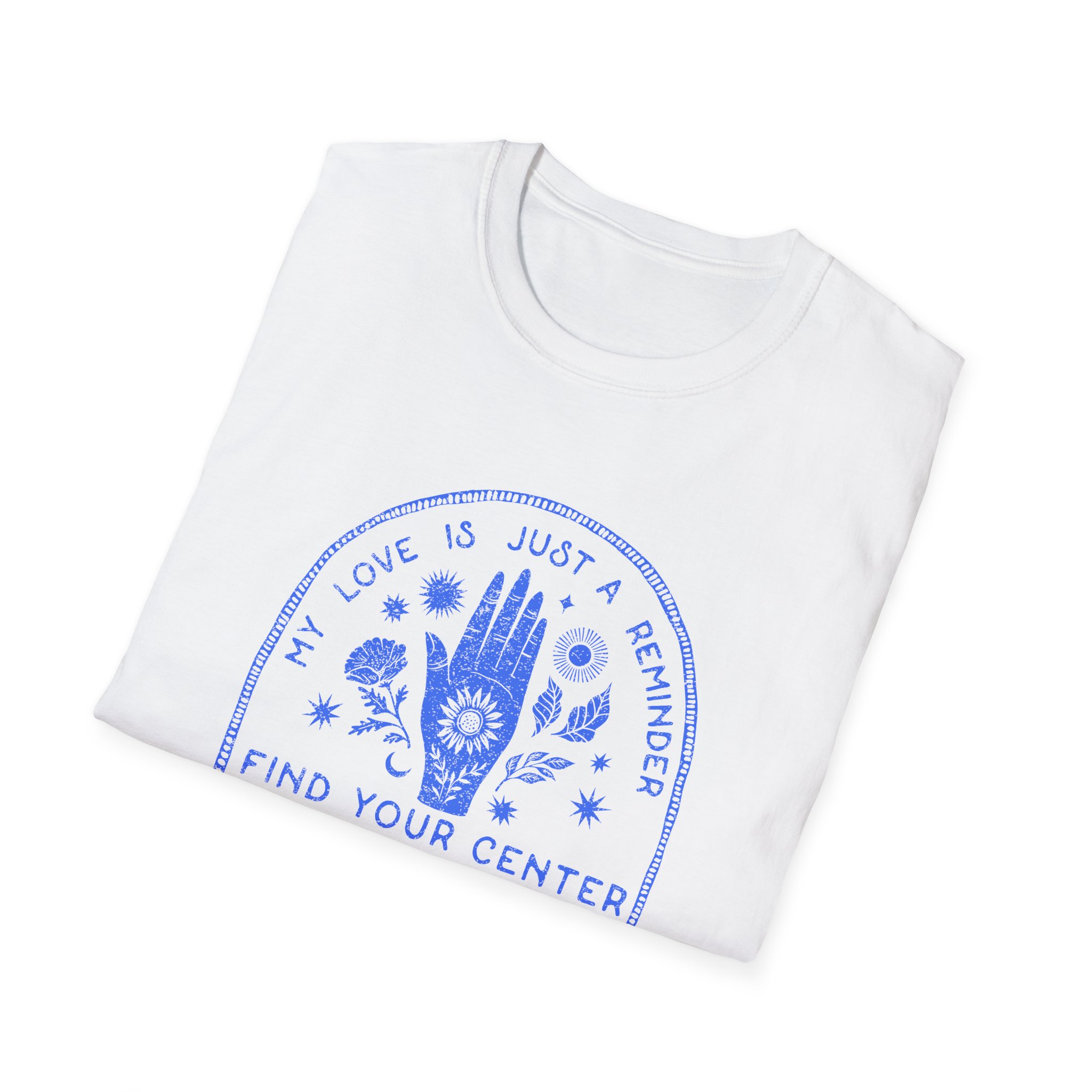 Trevor Hall Find Your Center Unisex Softstyle T-Shirt
