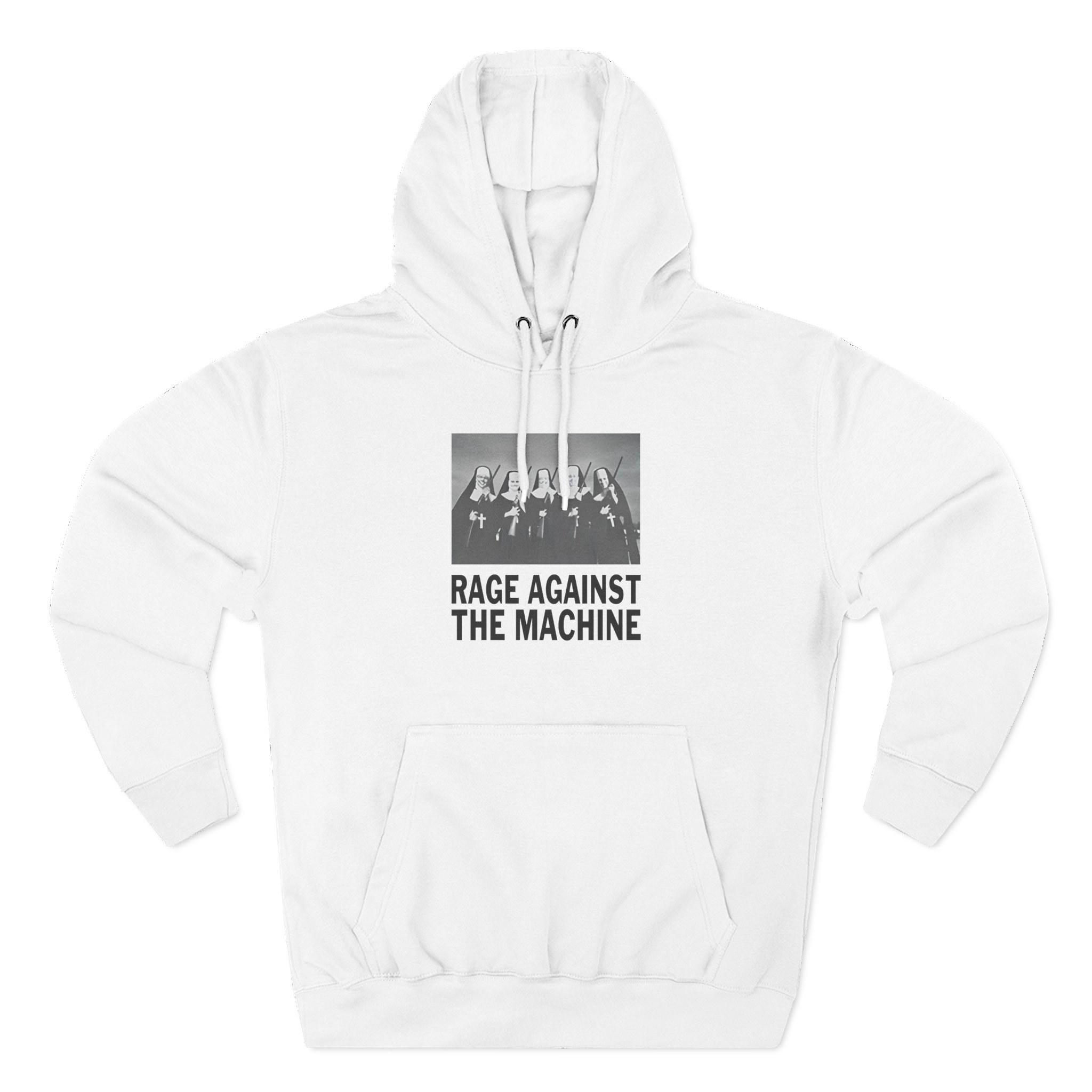Rage Against the Machine Nuns and Guns Three-Panel Fleece Hoodie
