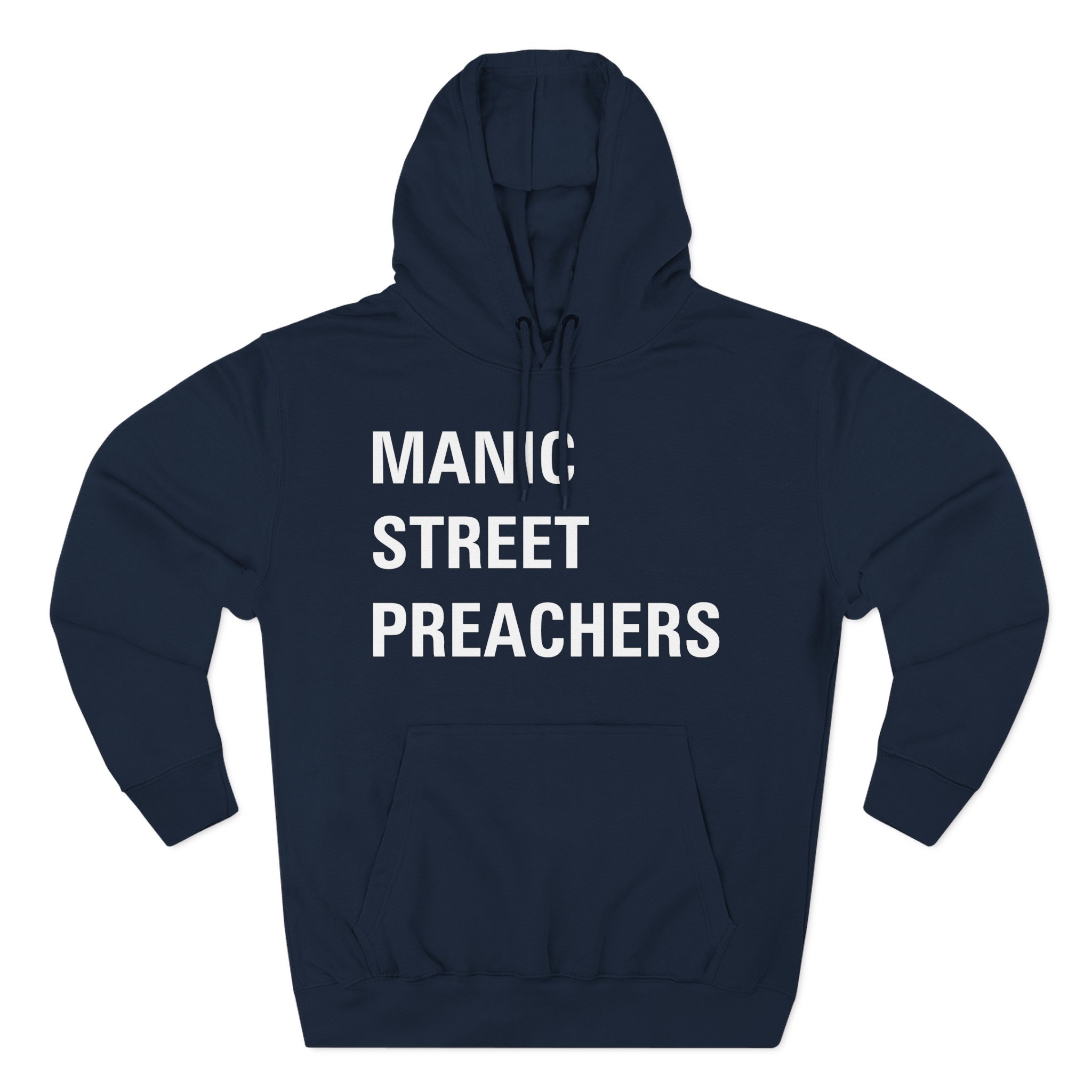 Manic Street Preachers Block Logo Three-Panel Fleece Hoodie