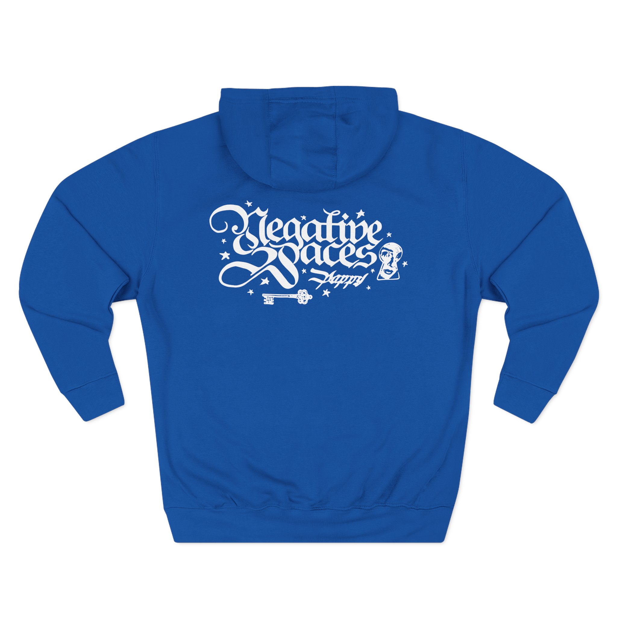 Poppy Key Three-Panel Fleece Hoodie