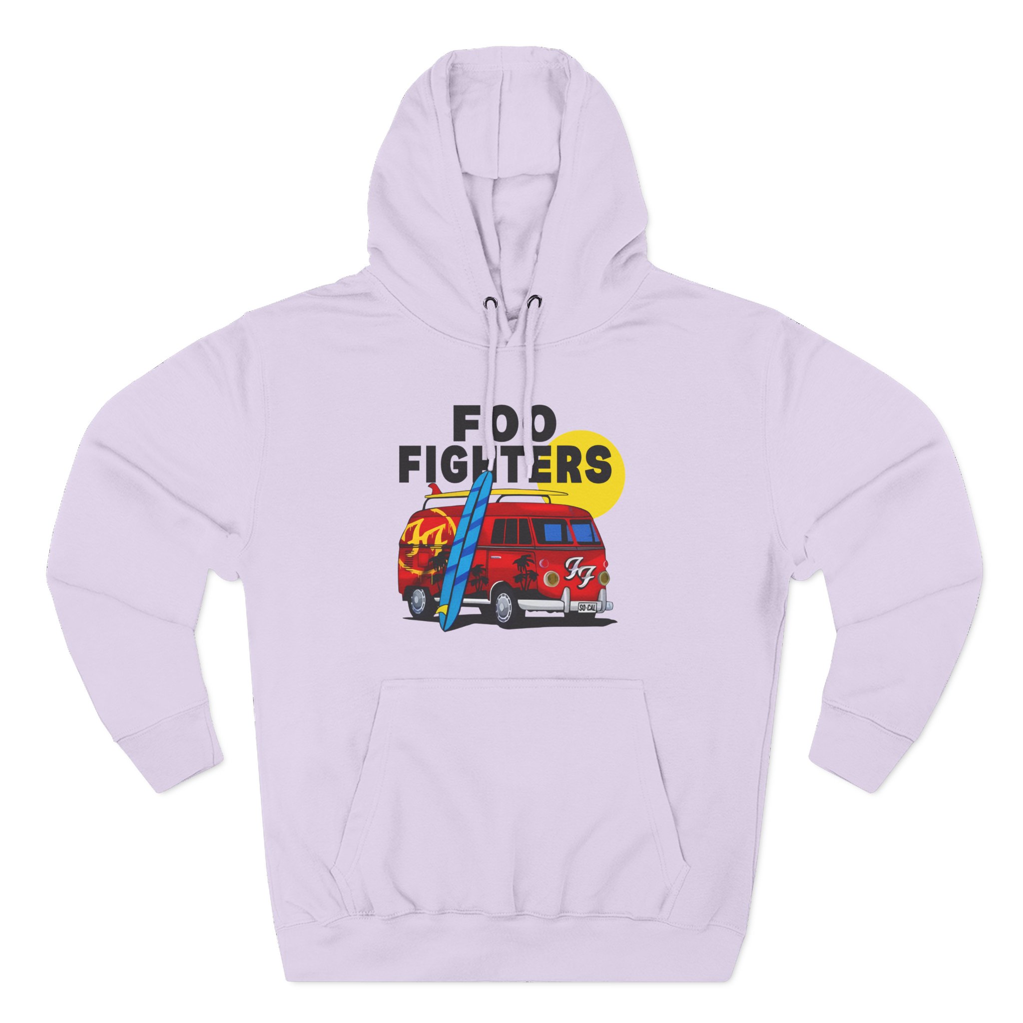 Foo Fighters Split Window Three-Panel Fleece Hoodie