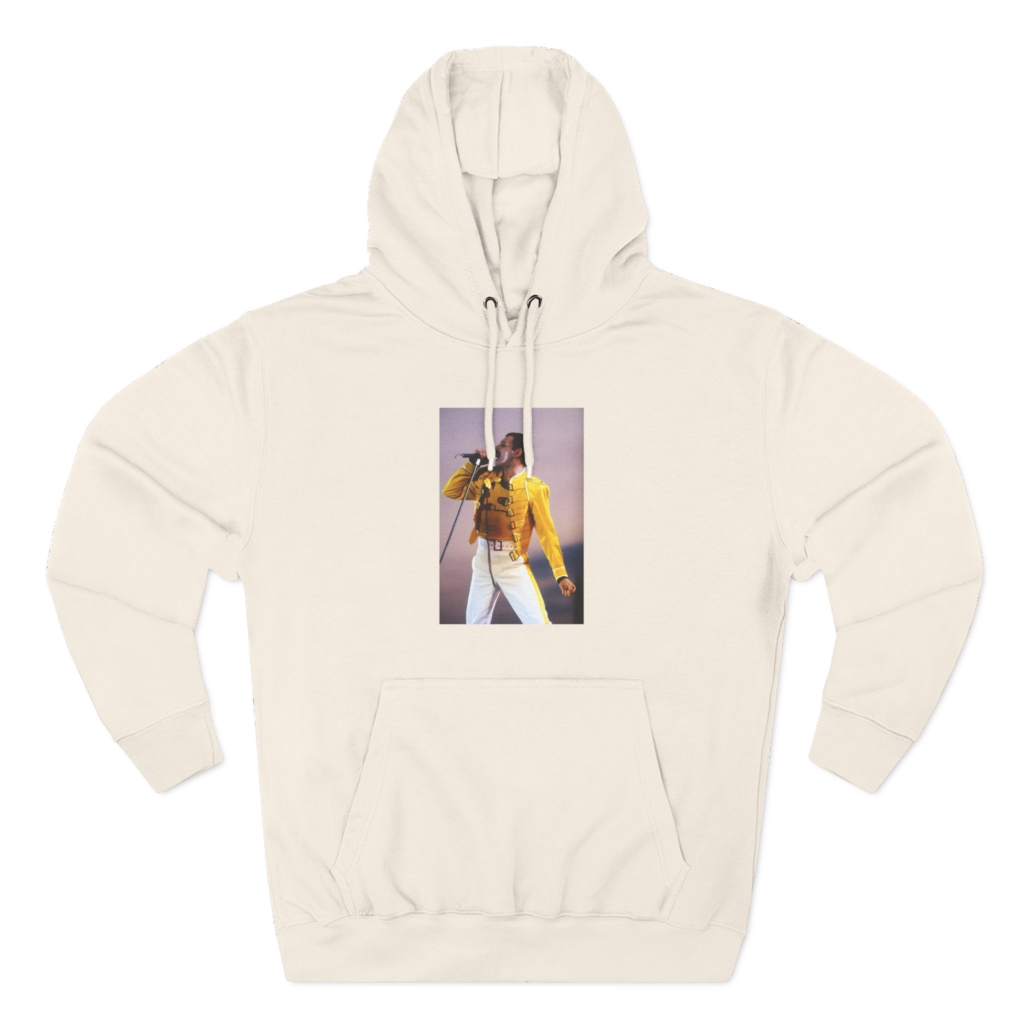 F M Three-Panel Fleece Hoodie