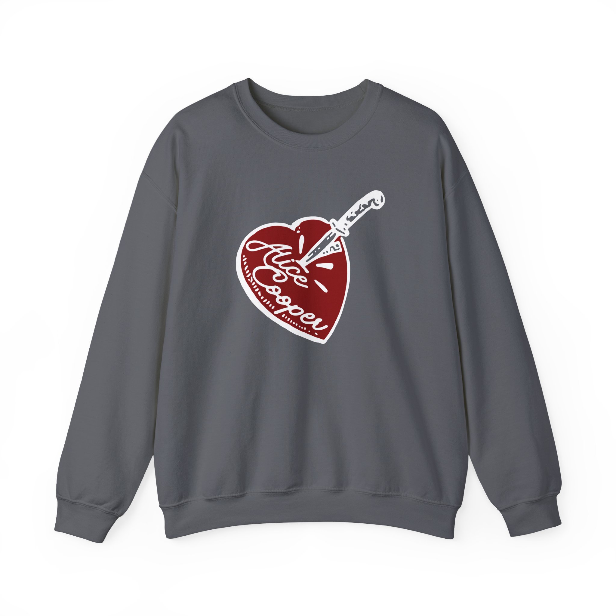Alice Cooper Stab Heart Unisex Heavy Blendâ„¢ Crewneck Sweatshirt