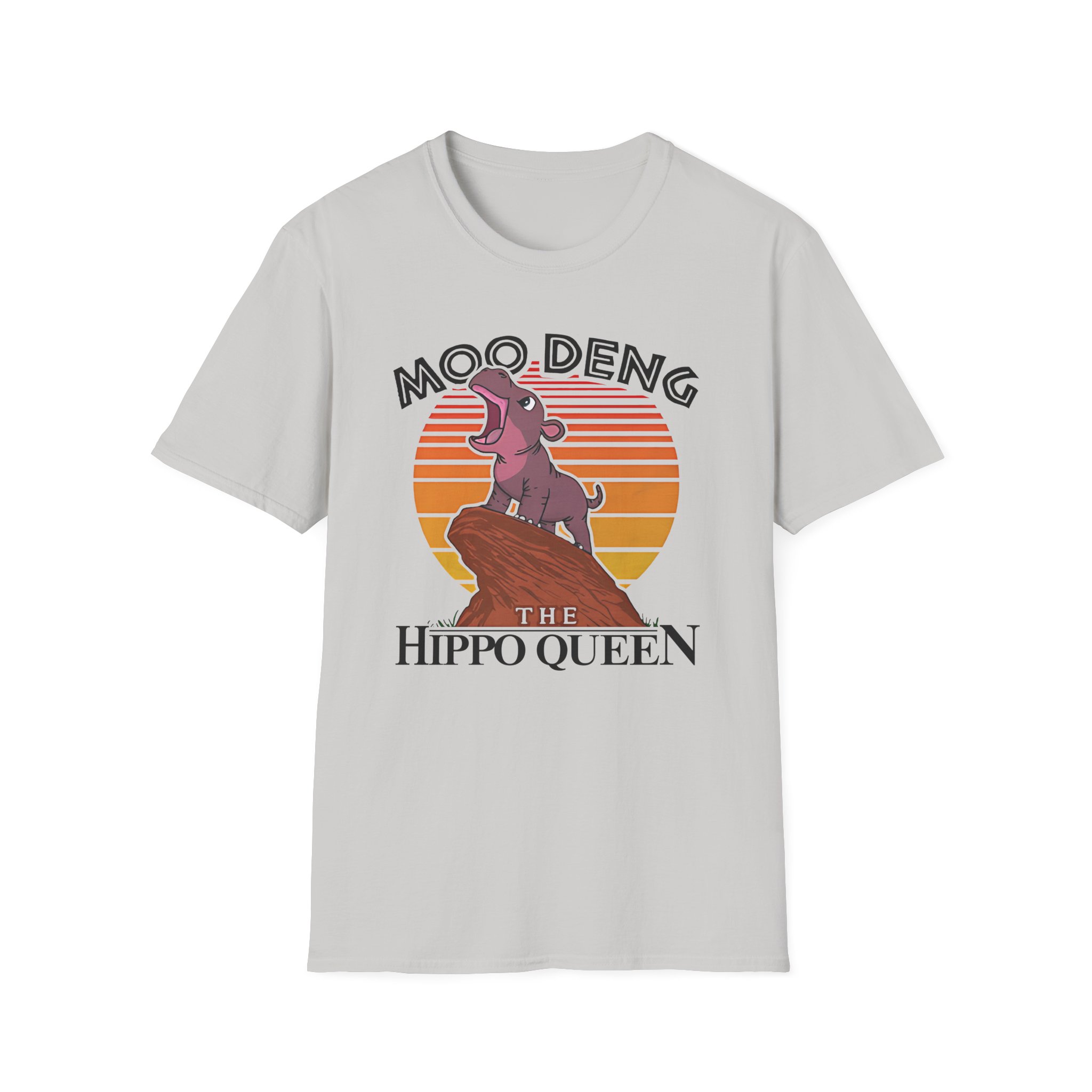Moo Deng the Hippo Queen Unisex Softstyle T-Shirt