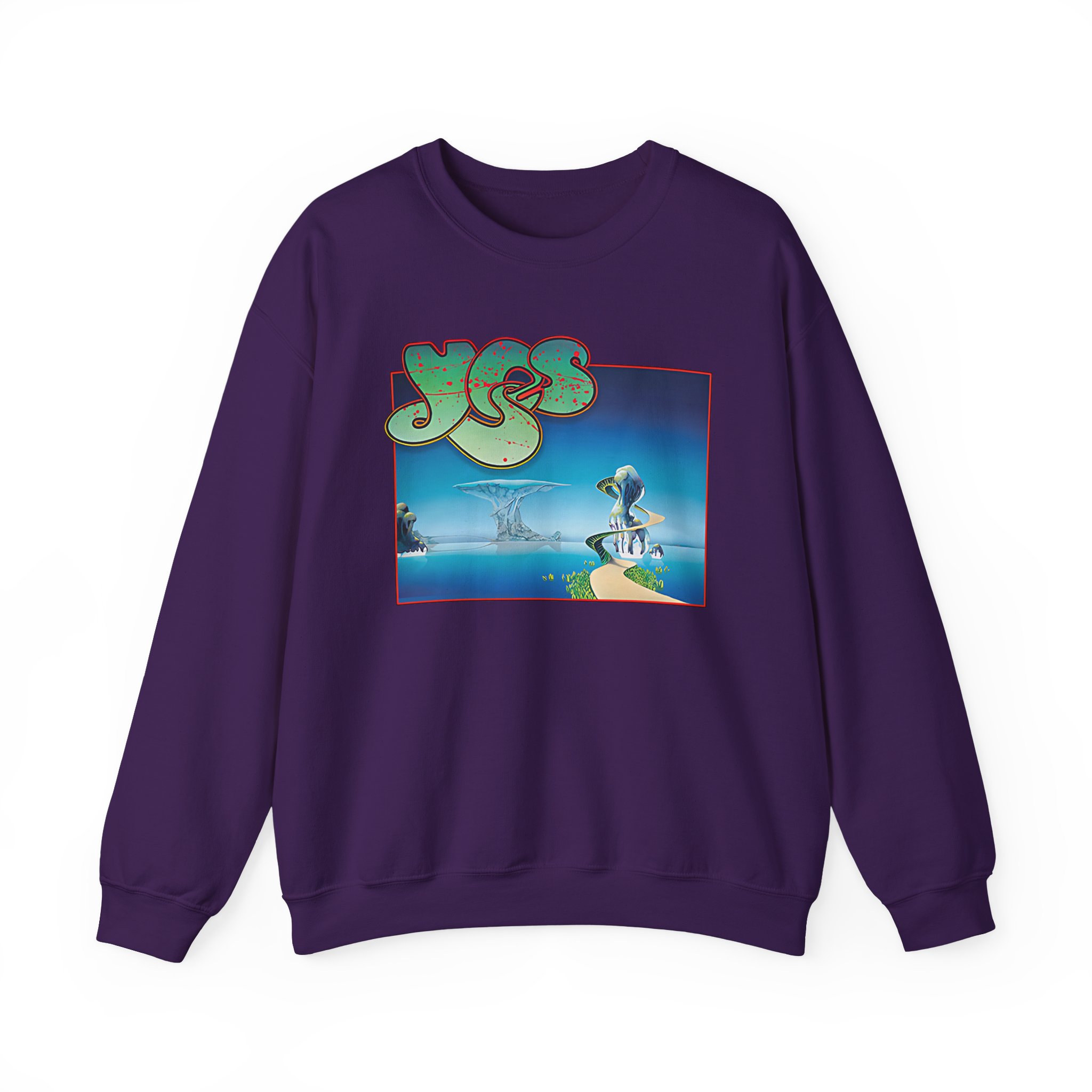 Yes Song Album Cover Unisex Heavy Blendâ„¢ Crewneck Sweatshirt