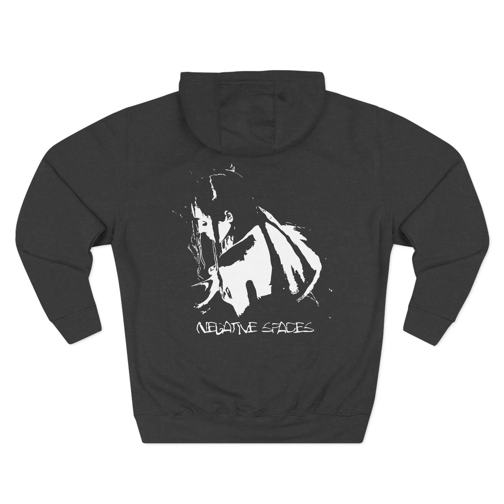 Poppy Negative Spaces Three-Panel Fleece Hoodie