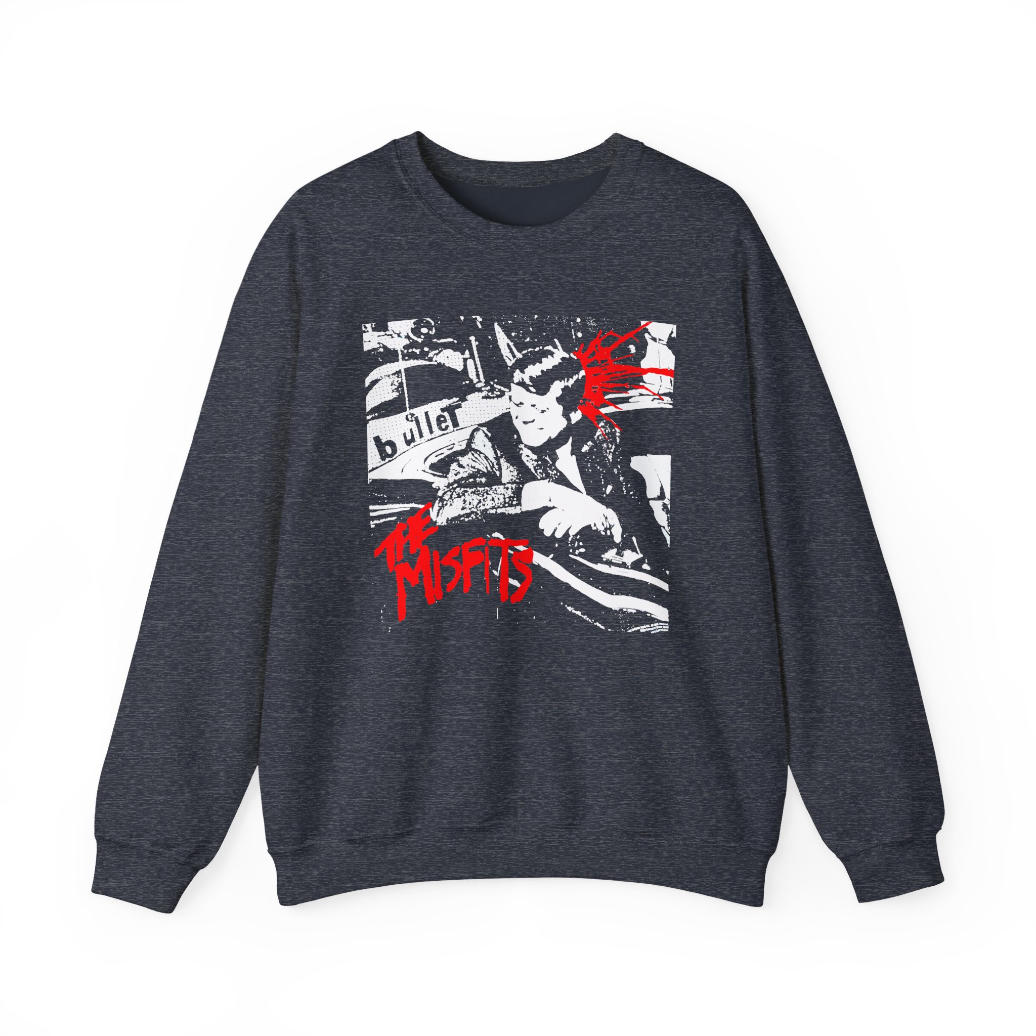 Misfits Bullet Unisex Heavy Blendâ„¢ Crewneck Sweatshirt
