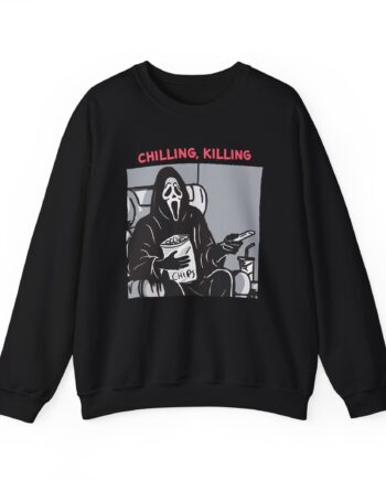 Ghostface Chillin' Killin Unisex Heavy Blend™ Crewneck Sweatshirt
