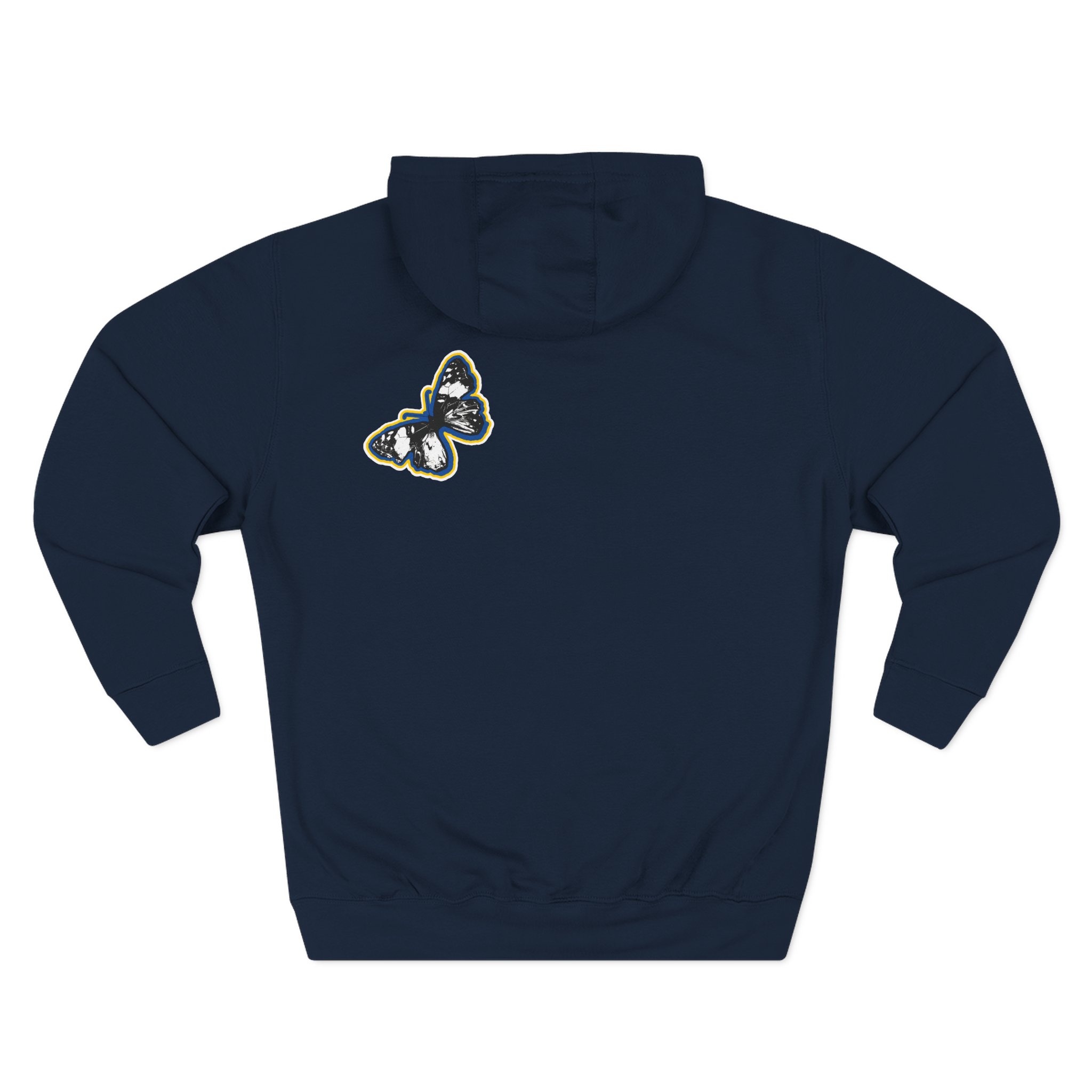 Joyner Lucas Multi Butterfly Three-Panel Fleece Hoodie