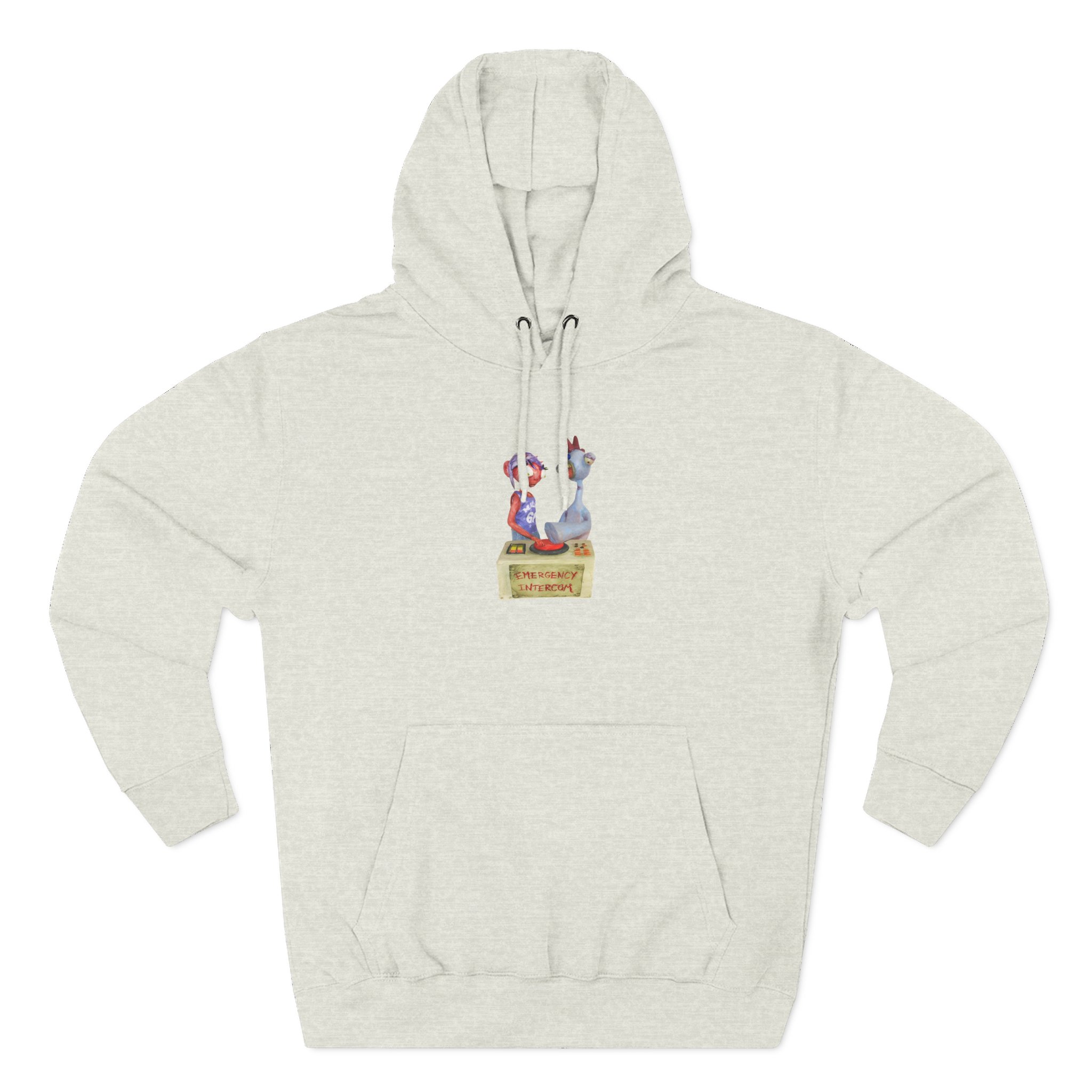 Emergency Intercom Three-Panel Fleece Hoodie