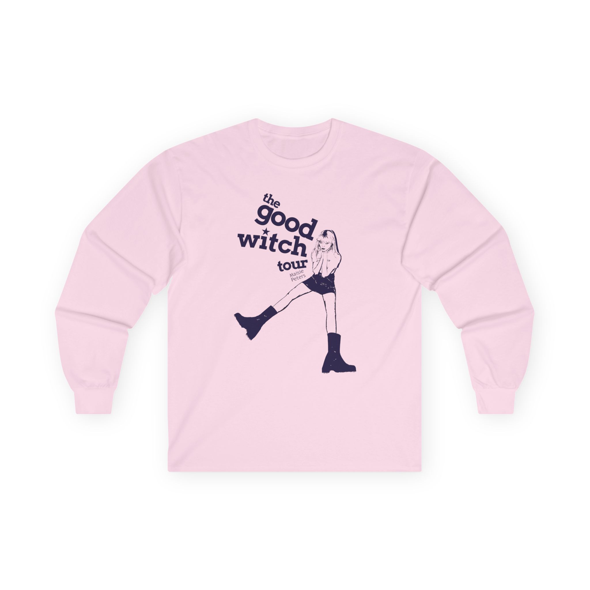 Maisie Peters the Good With Uk/eu 23/24 Tour Unisex Ultra Cotton Long Sleeve Tee