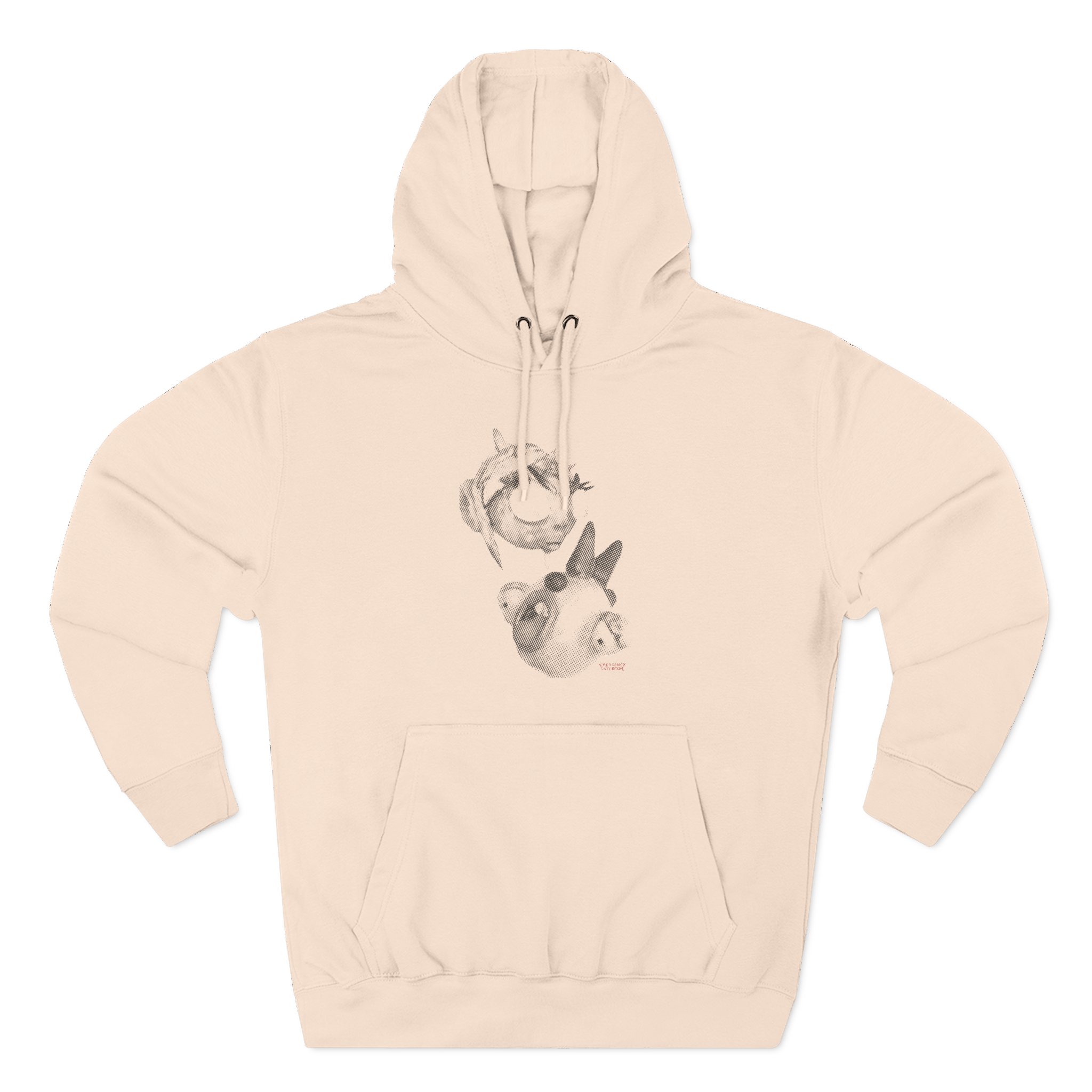Emergency Intercom Three-Panel Fleece Hoodie