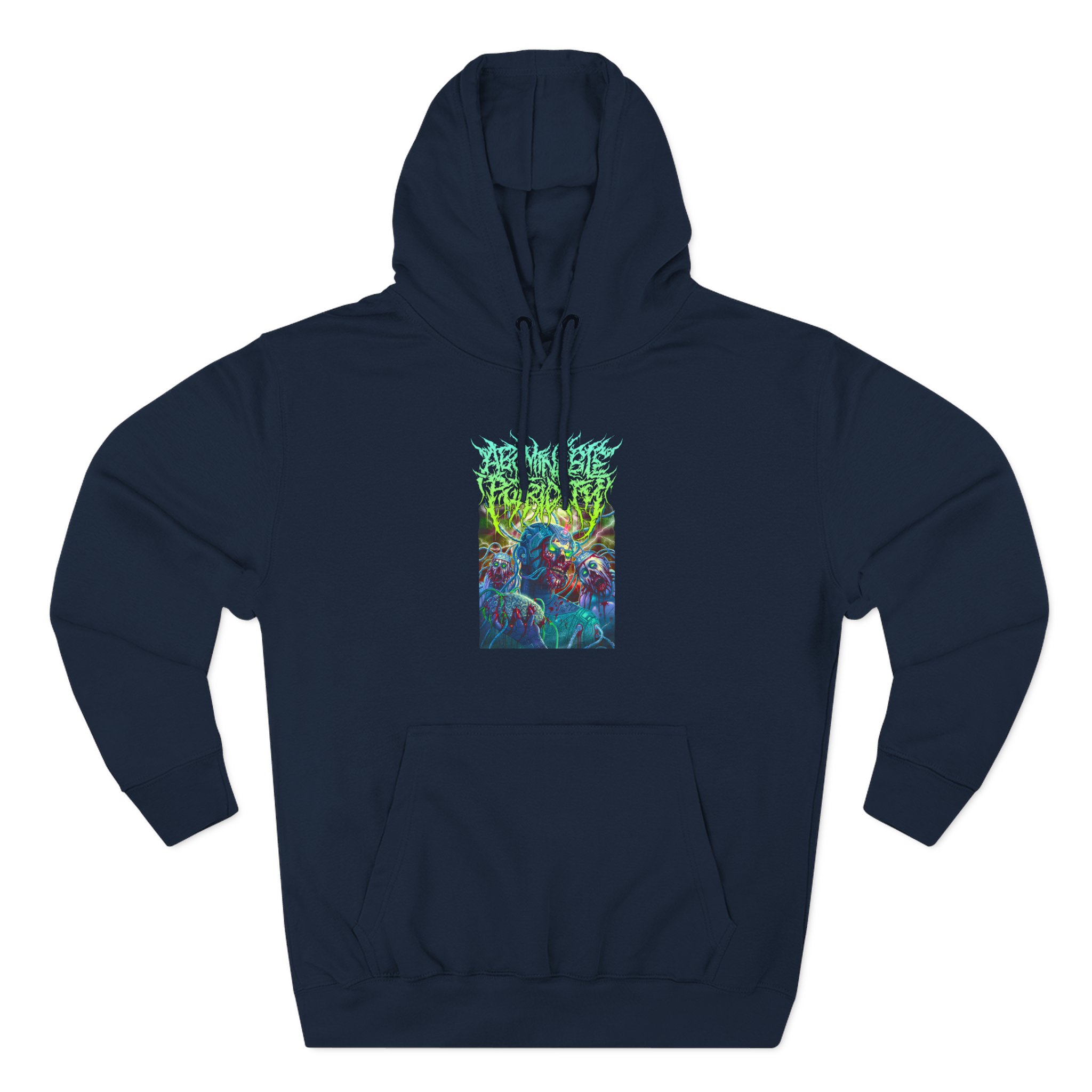 Abominable Putridity Visual Tyranny Three-Panel Fleece Hoodie