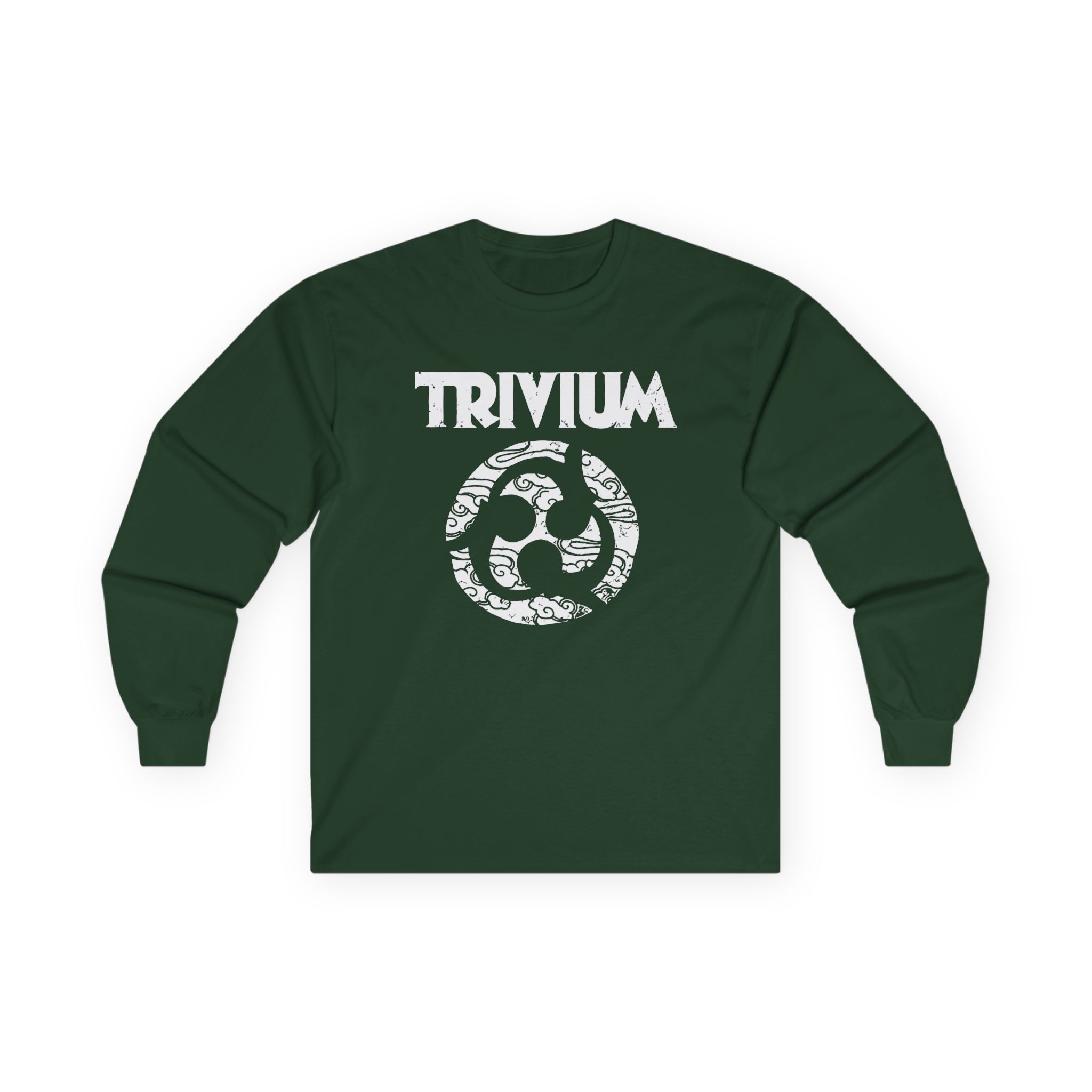 Trivium Swirl Logo Unisex Ultra Cotton Long Sleeve Tee
