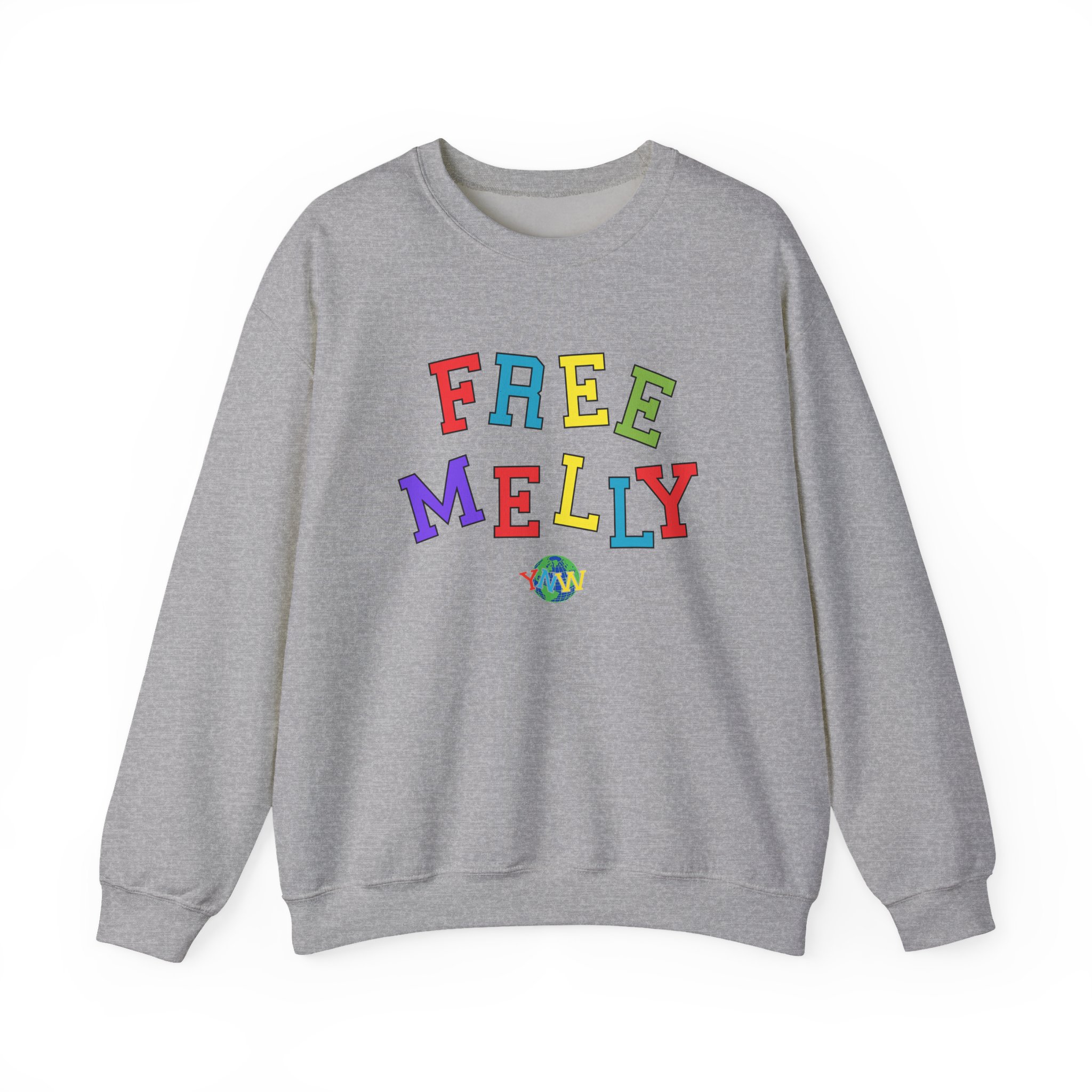 YNW Melly Free Melly Unisex Heavy Blendâ„¢ Crewneck Sweatshirt