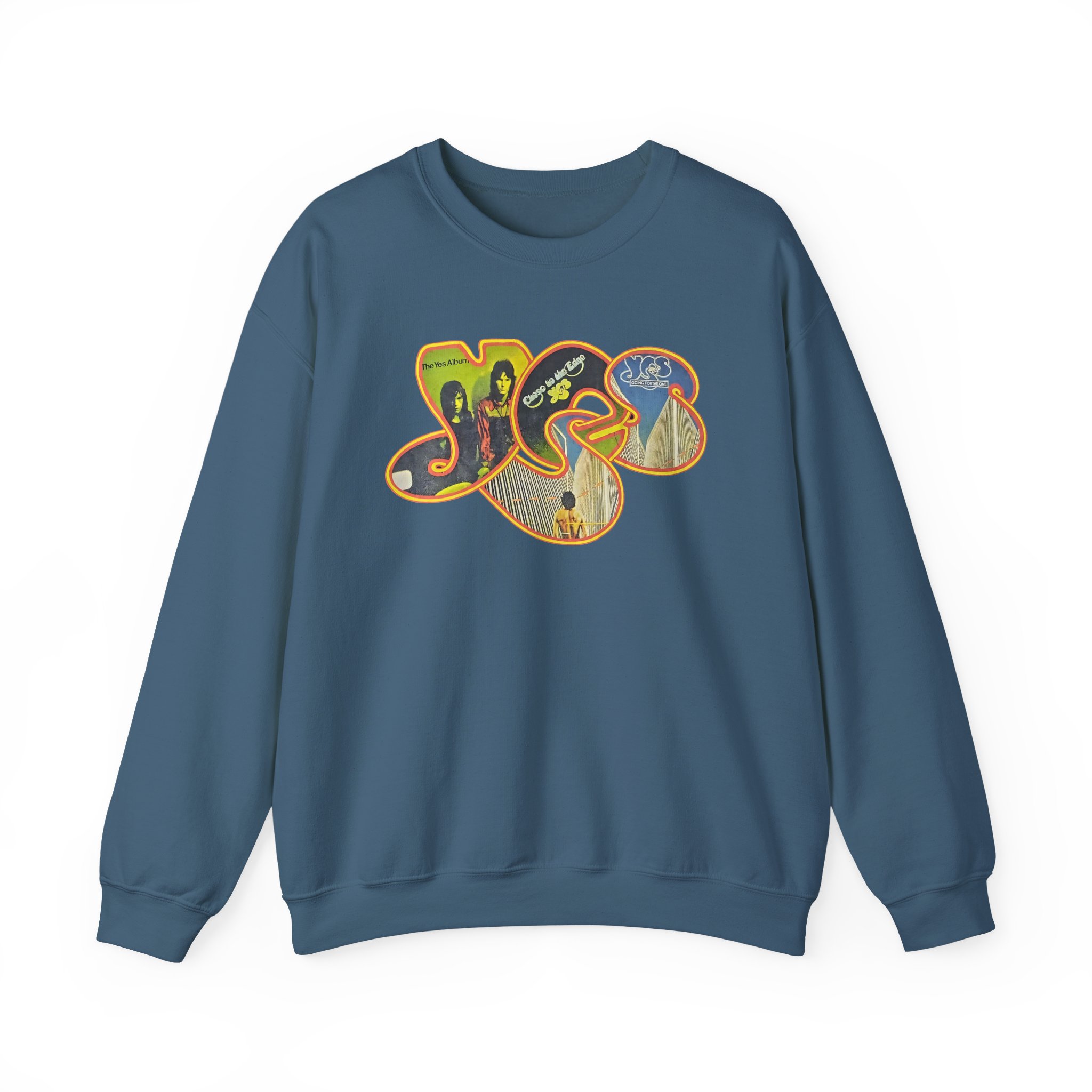 Yes Album Close to the Edge Going For the One Unisex Heavy Blendâ„¢ Crewneck Sweatshirt