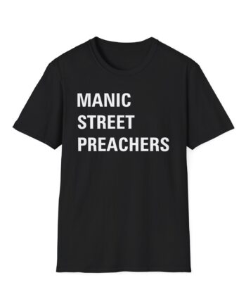 Manic Street Preachers Block Logo Unisex Softstyle T-Shirt