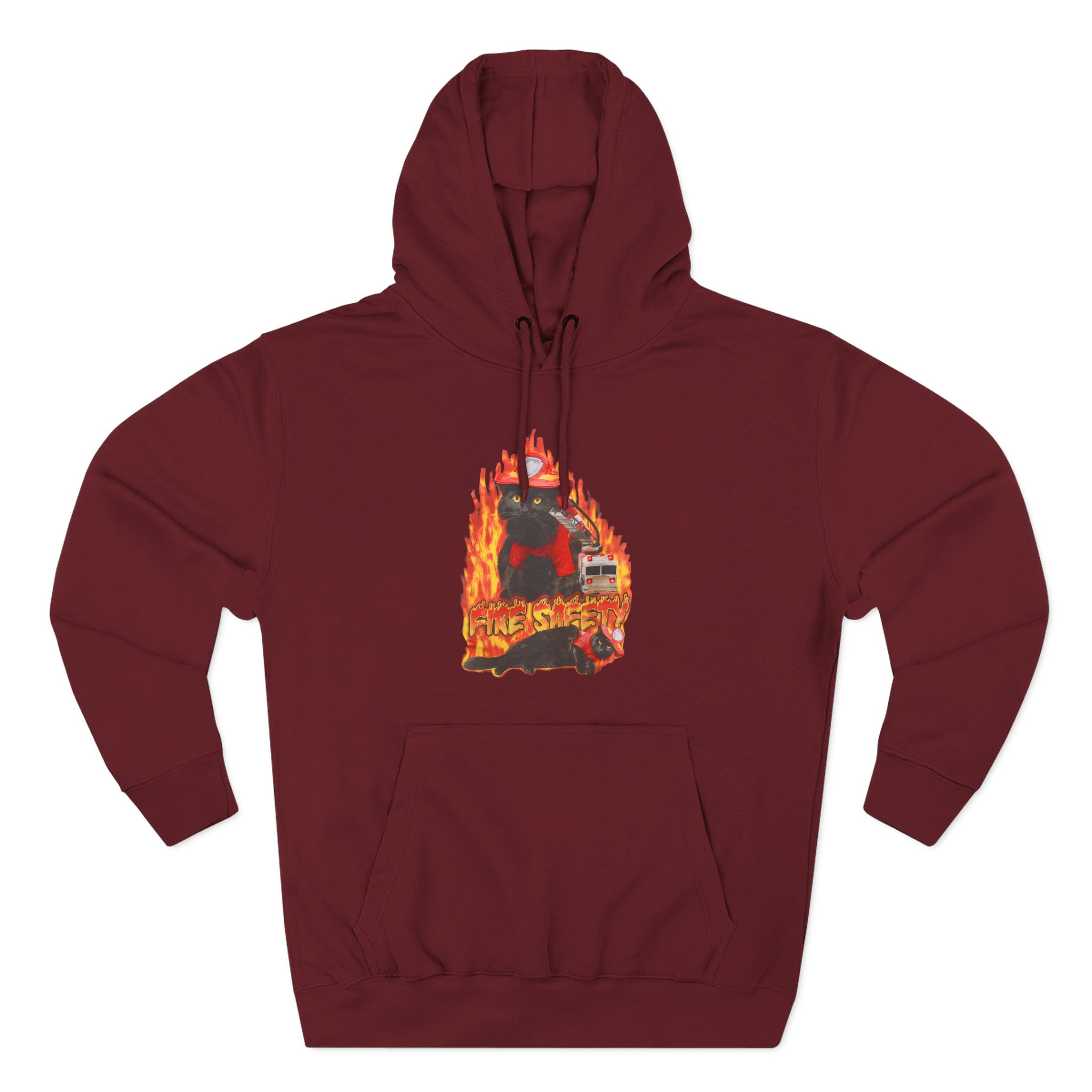 William Osman Fire Safety Three-Panel Fleece Hoodie