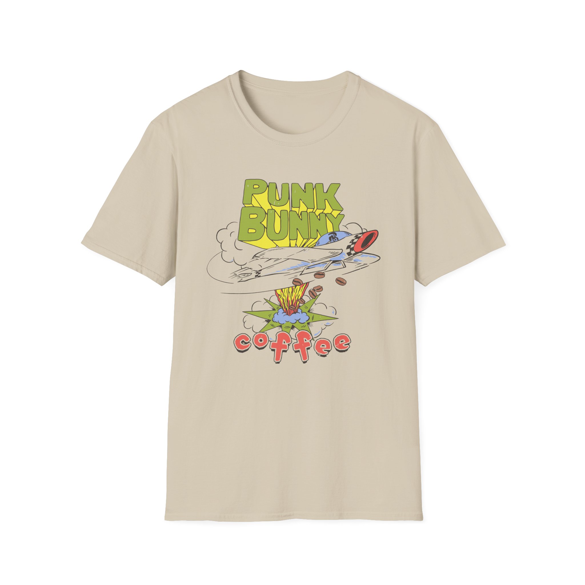 Green Day Punk Bunny Dookie Unisex Softstyle T-Shirt