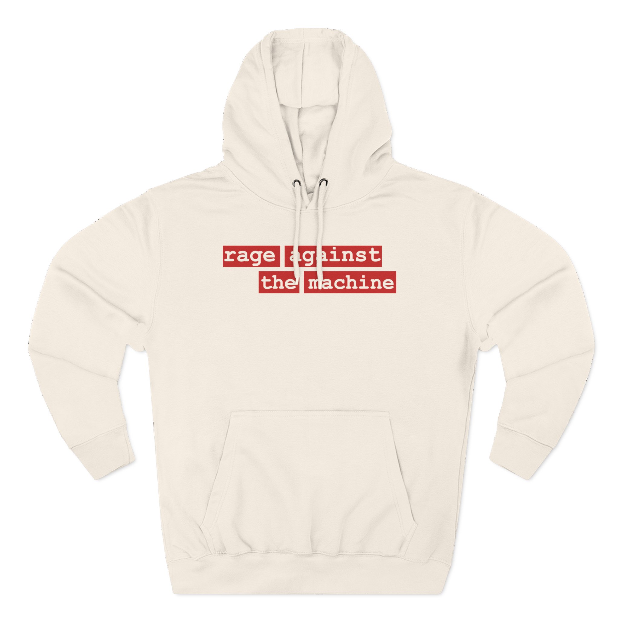 Rage Against the Machine Rage Stencil Type Three-Panel Fleece Hoodie