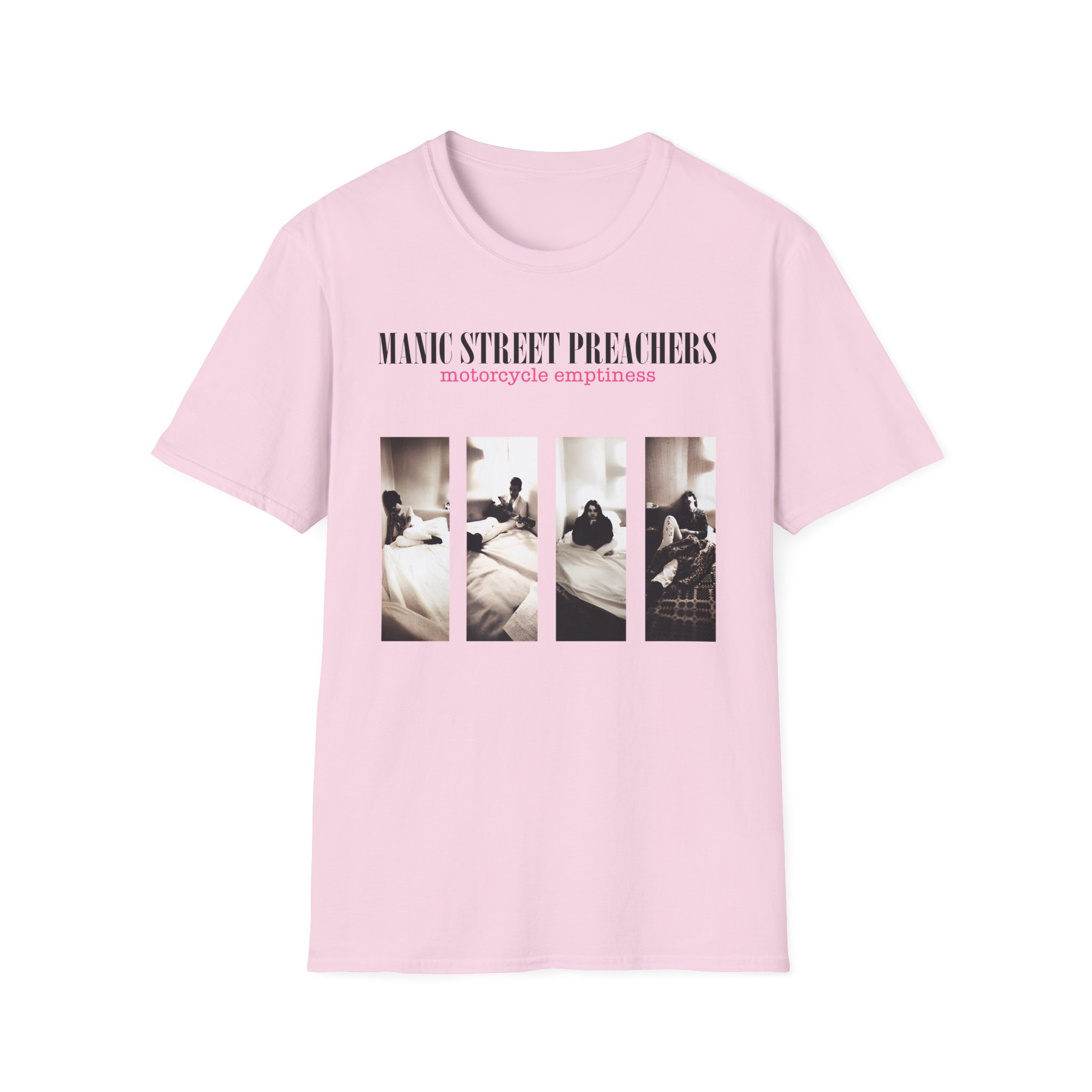 Manic Street Preachers Motorcycle Emptiness Photo Lilac Unisex Softstyle T-Shirt