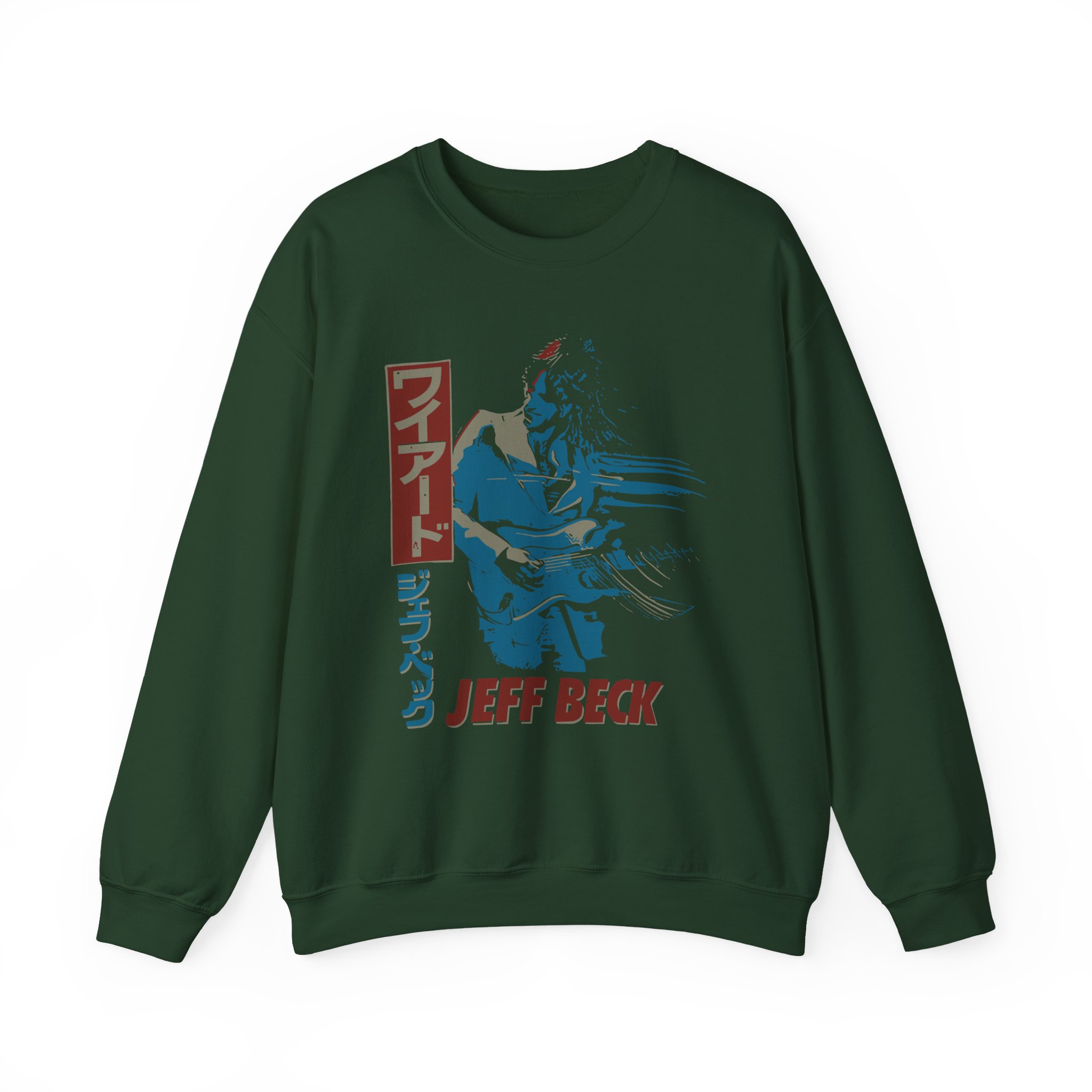 Jeff Beck Wind Unisex Heavy Blendâ„¢ Crewneck Sweatshirt
