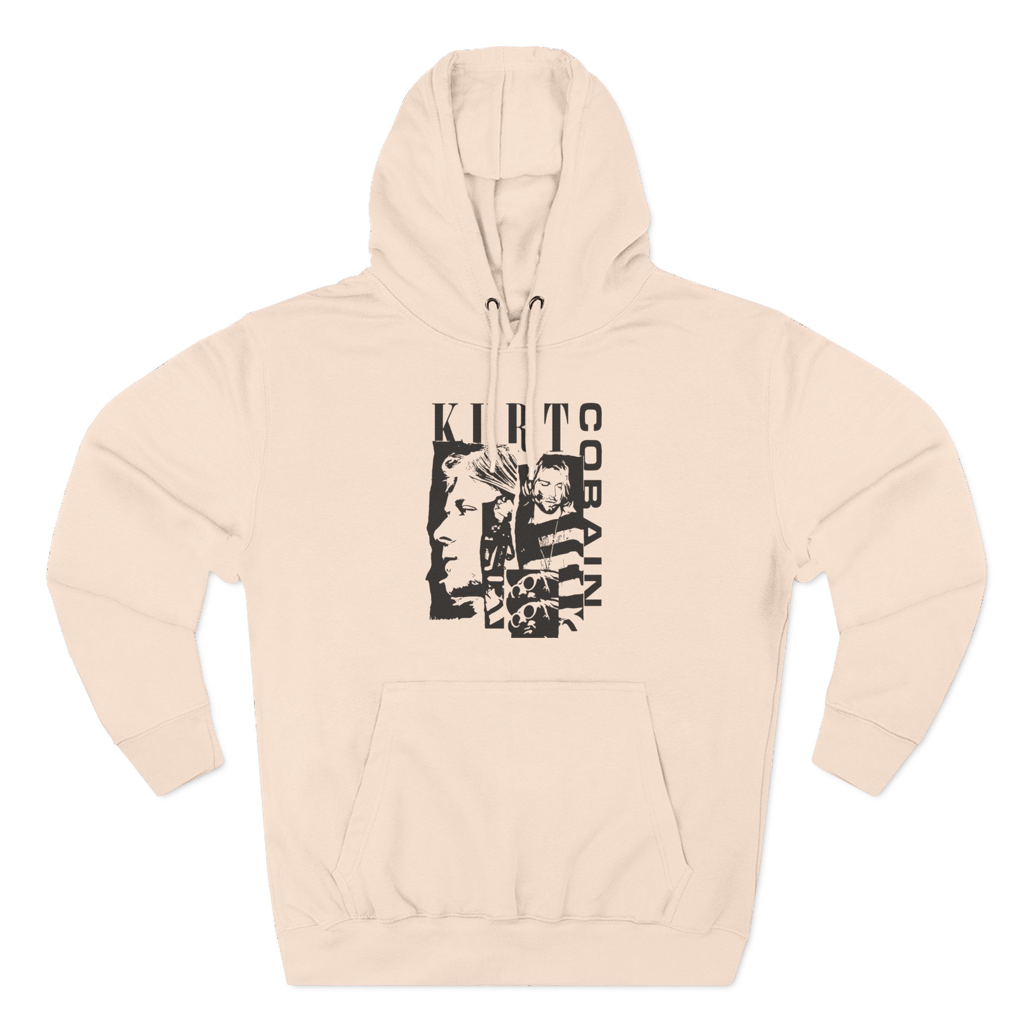 Kurt Cobain Three-Panel Fleece Hoodie