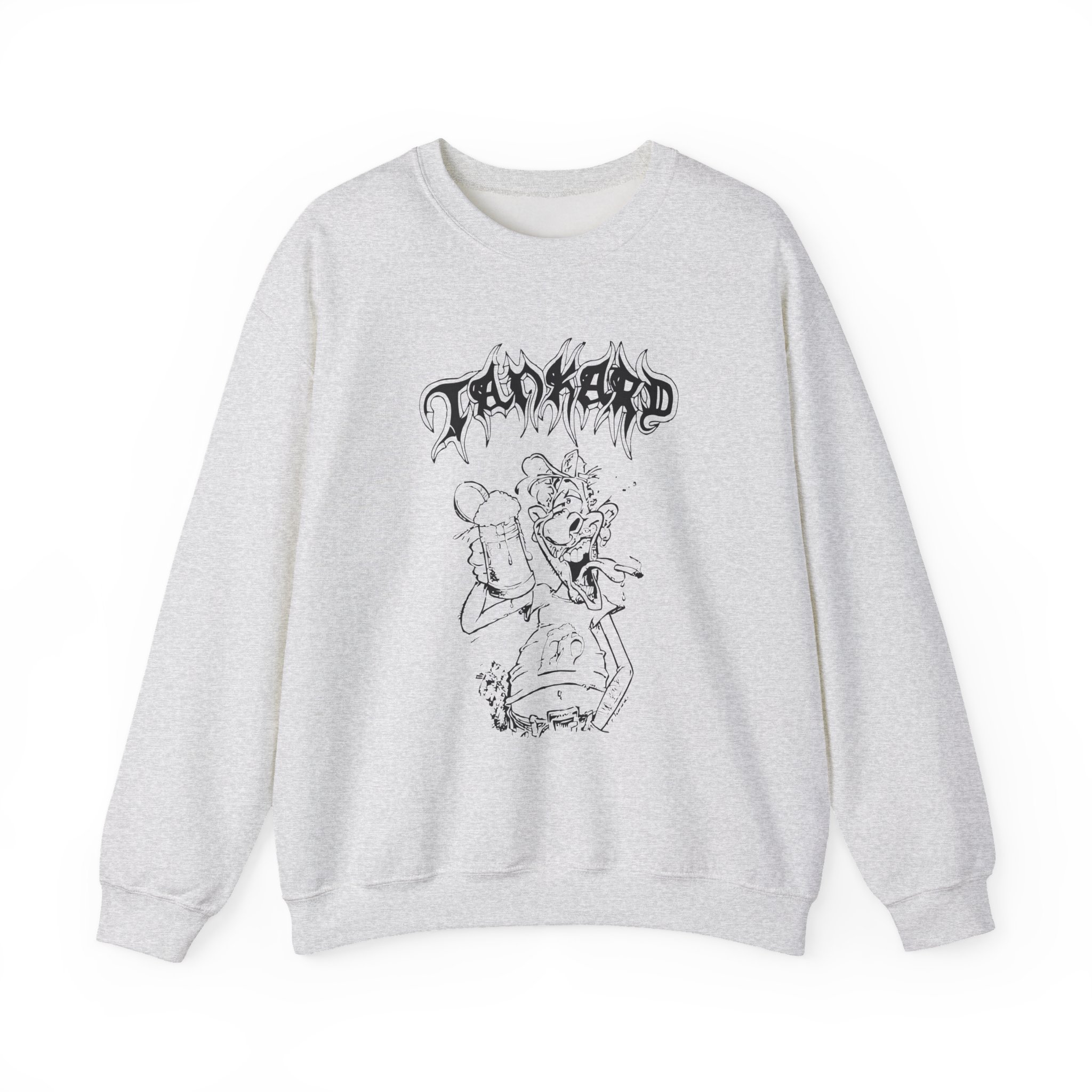 Tankard Freibier Für Alle , Sonst Gibts Krawalle Unisex Heavy Blend™ Crewneck Sweatshirt