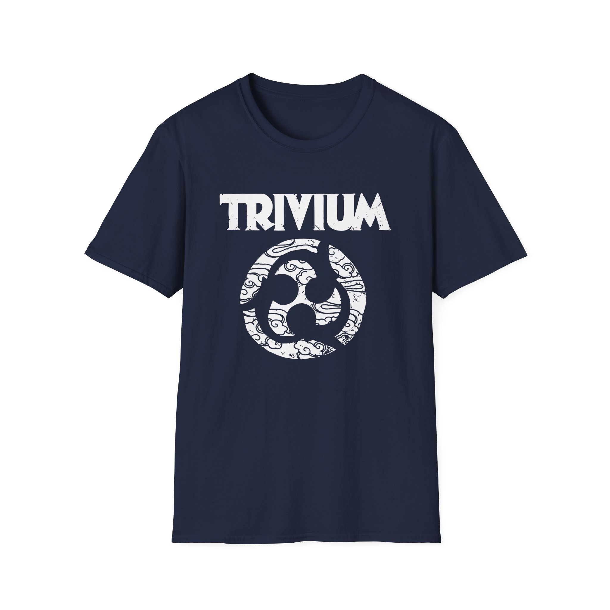 Trivium Swirl Logo Unisex Softstyle T-Shirt