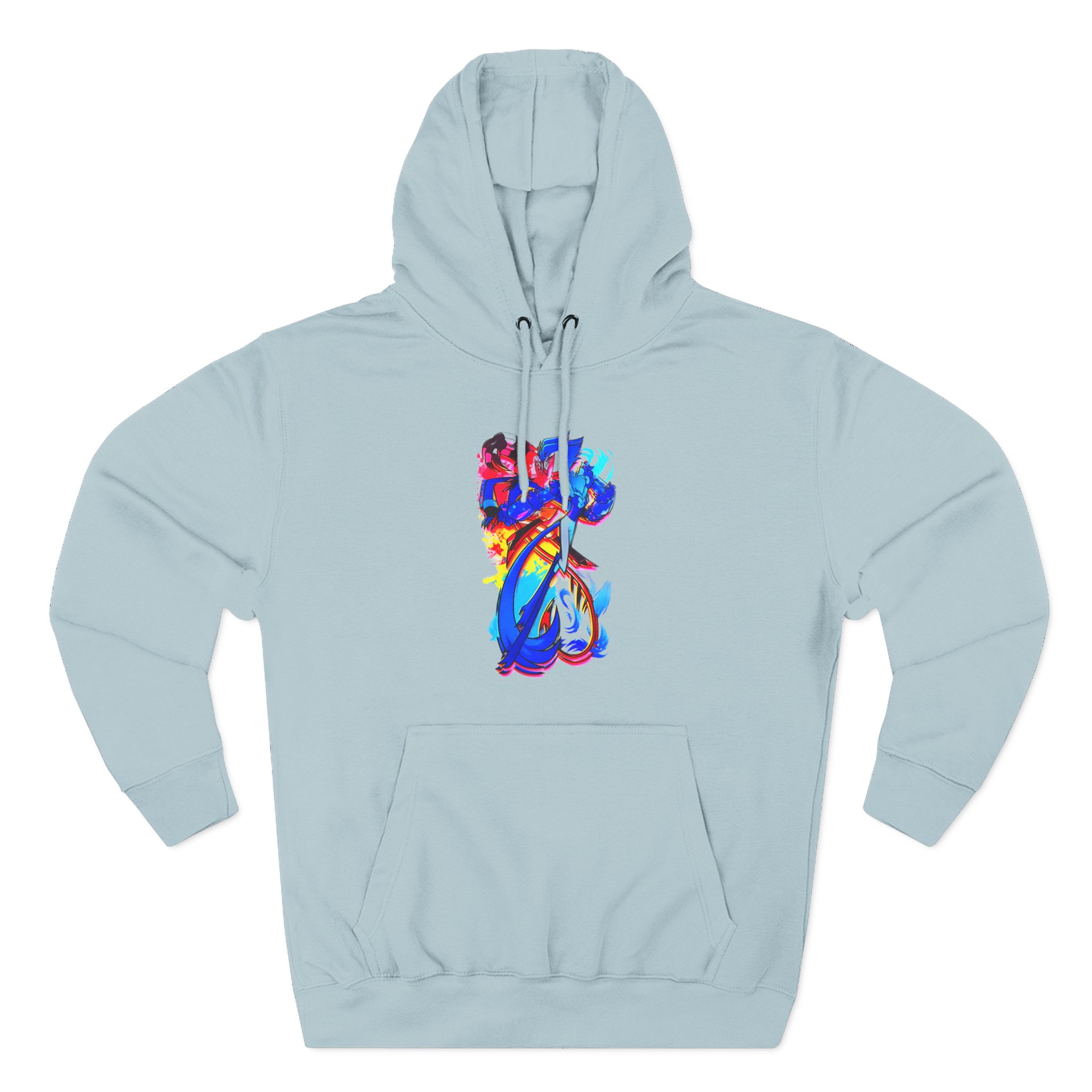 Helluva Boss Stolas & Blitzo Micro Three-Panel Fleece Hoodie