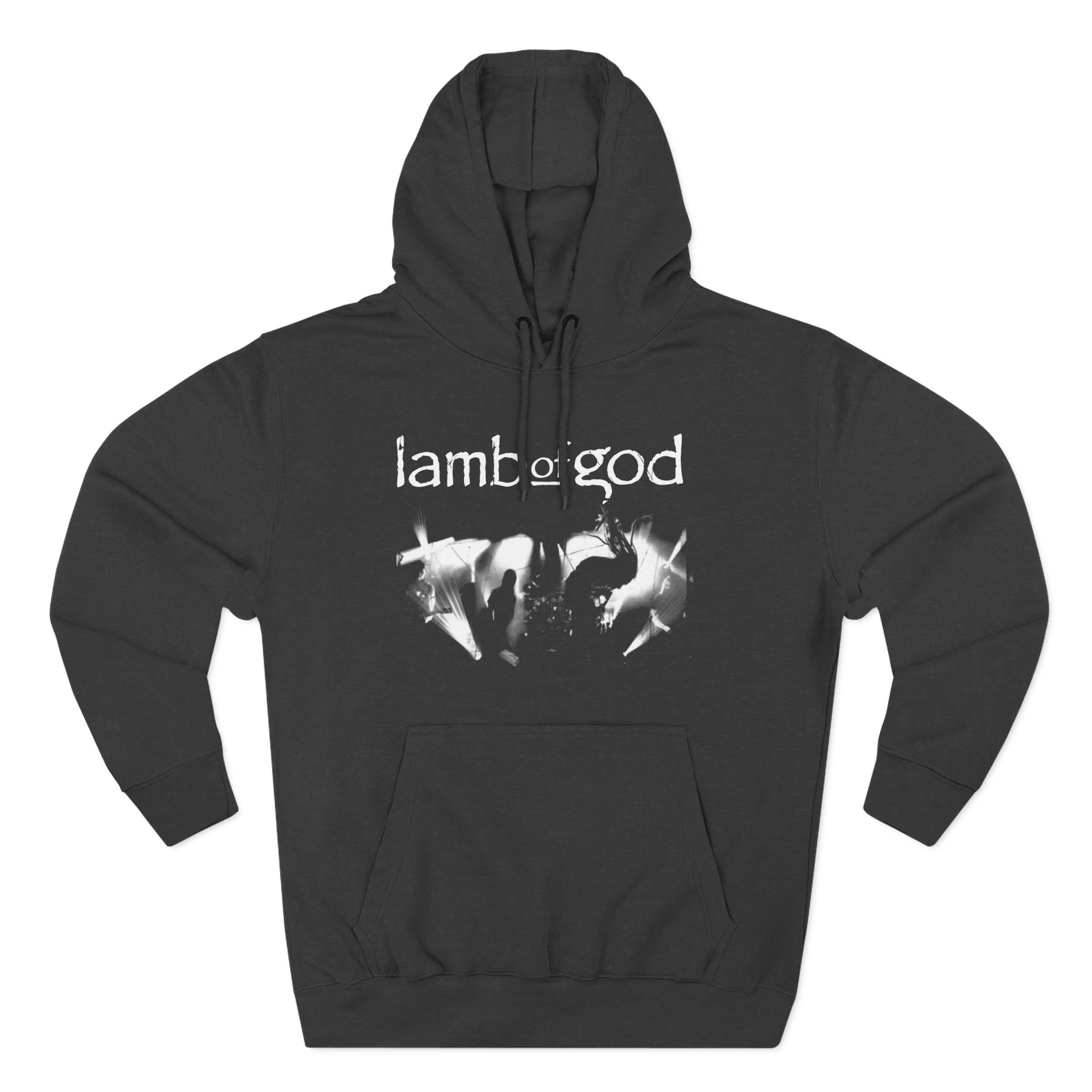 Lamb of God Live Photo Three-Panel Fleece Hoodie