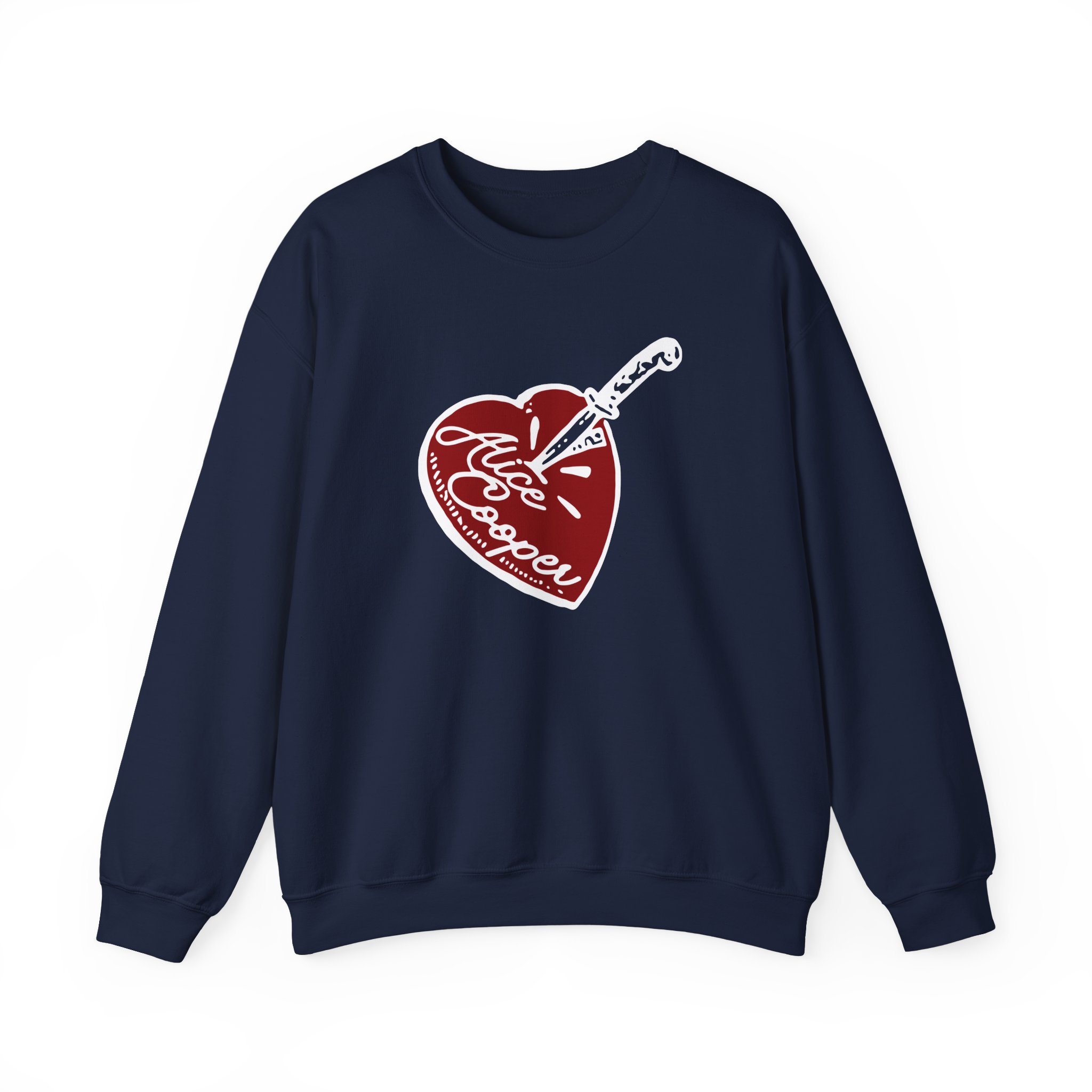 Alice Cooper Stab Heart Unisex Heavy Blendâ„¢ Crewneck Sweatshirt