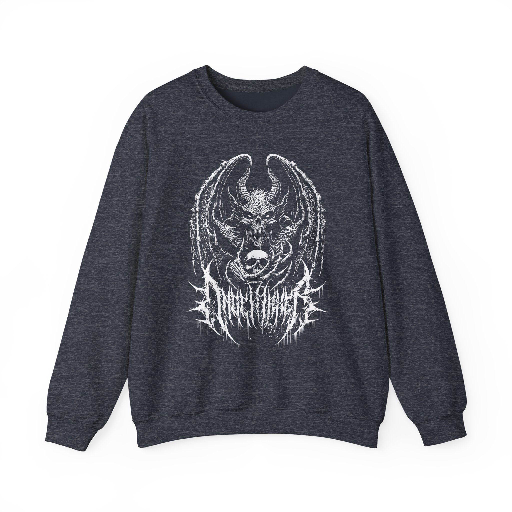 Angelmaker Grim Bat Unisex Heavy Blendâ„¢ Crewneck Sweatshirt