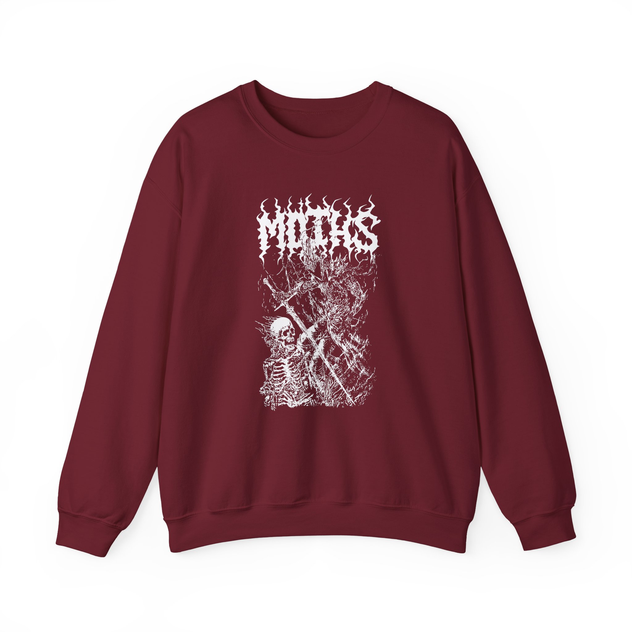 Like Moths to Flames Cycles Unisex Heavy Blendâ„¢ Crewneck Sweatshirt