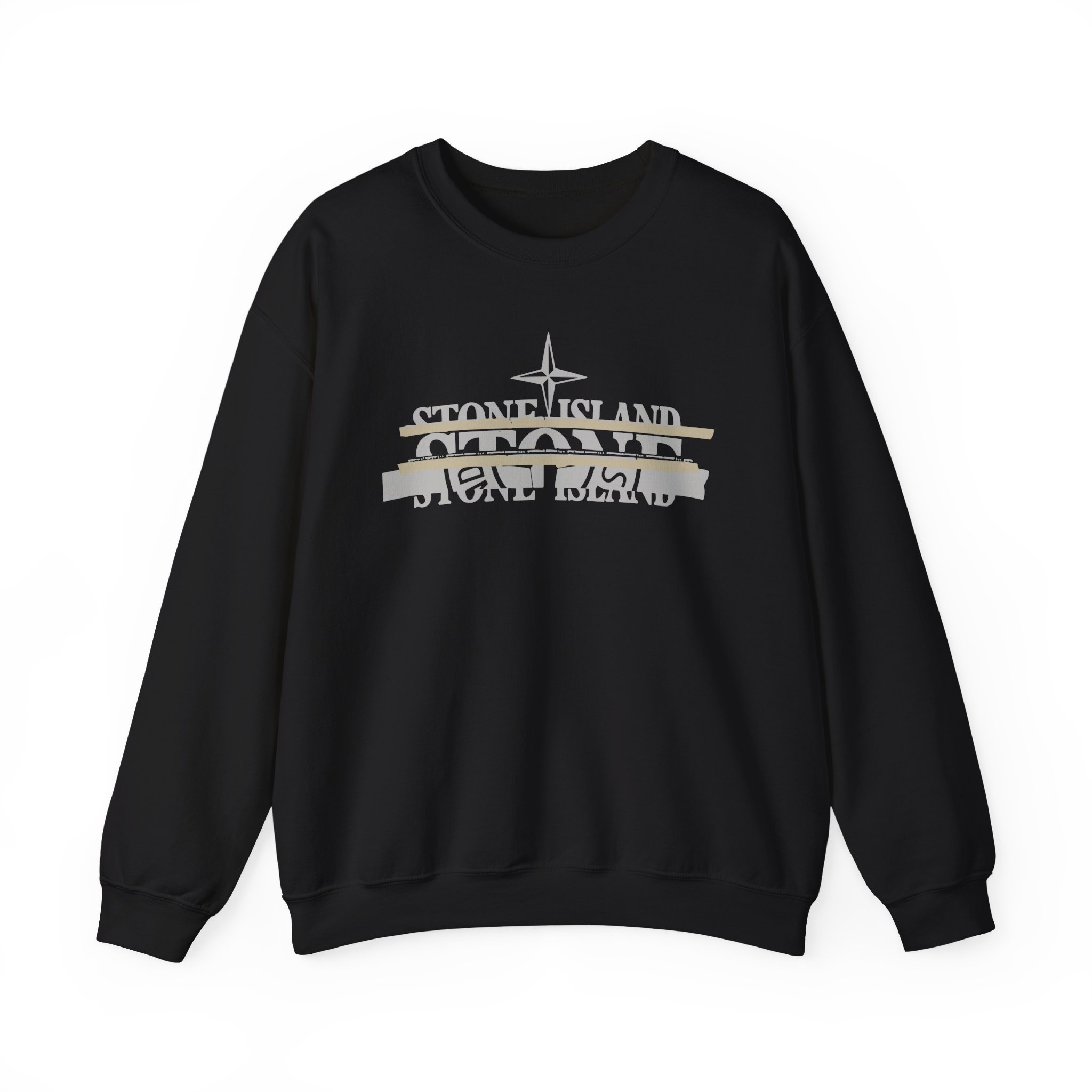 Dermot Kennedy Stone Island Band Multi Logo Unisex Heavy Blendâ„¢ Crewneck Sweatshirt